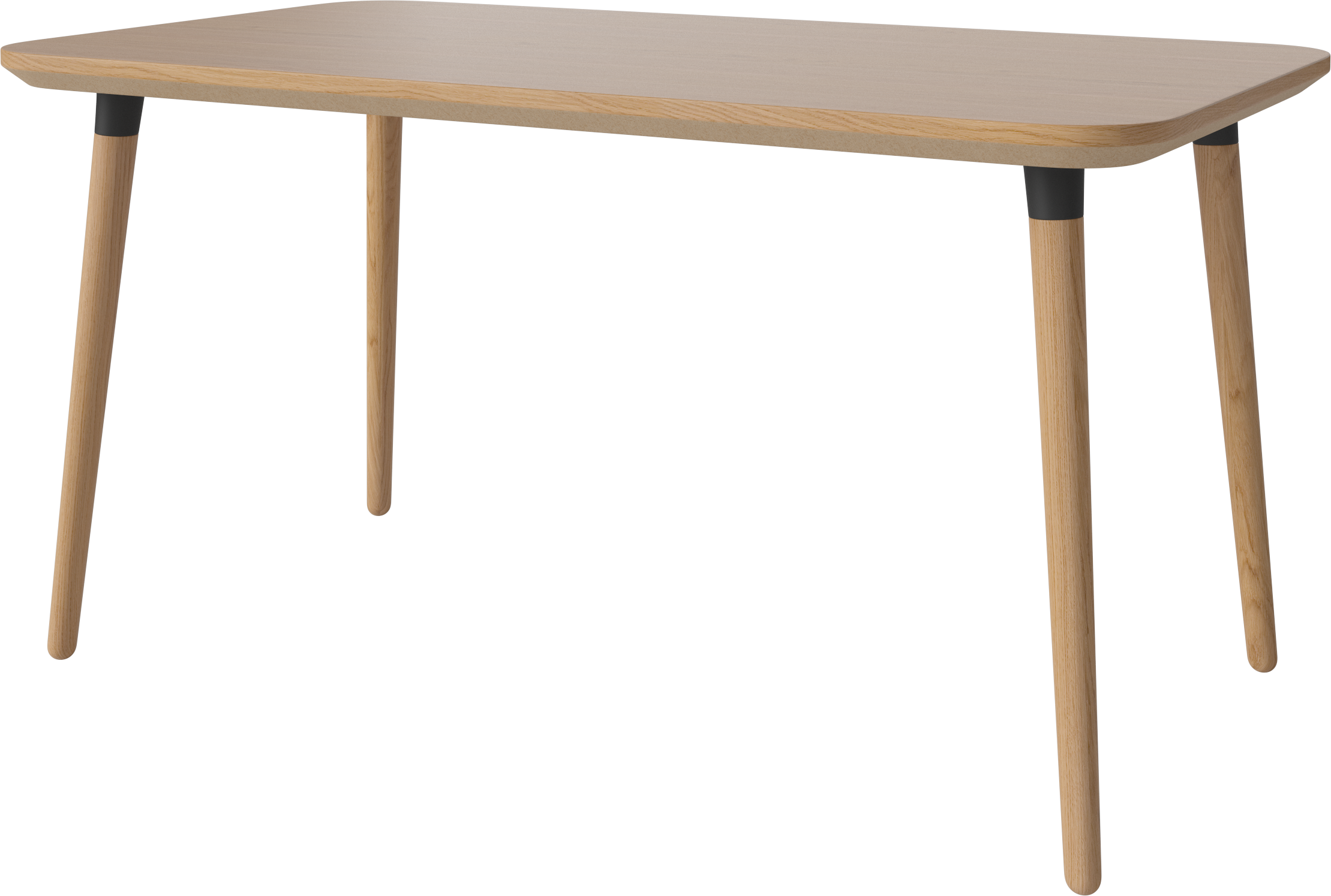 Rectangular table seed oak veneer