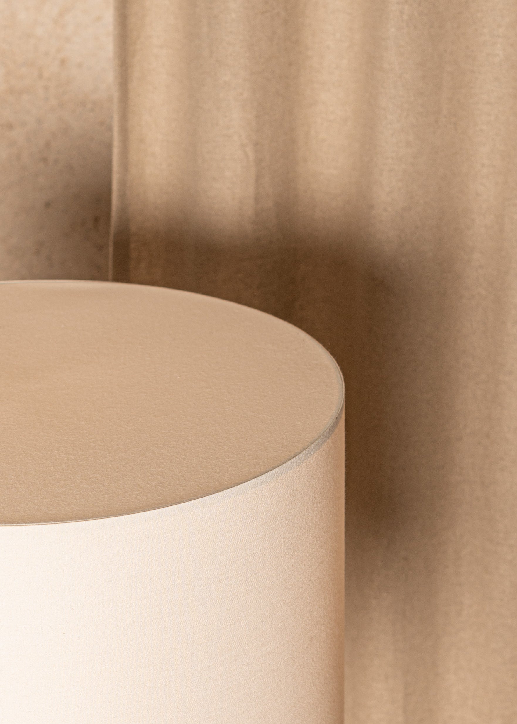 PEONA Table Lamp Dark Beige Alabaster