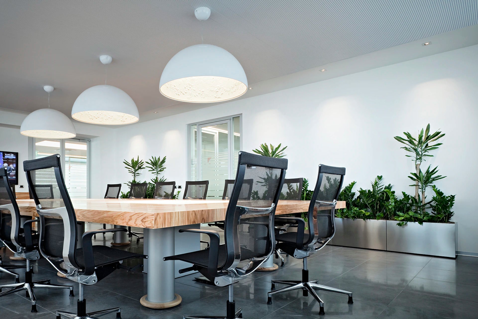 Pendelleuchte SKYGARDEN 2 glänzend weiß