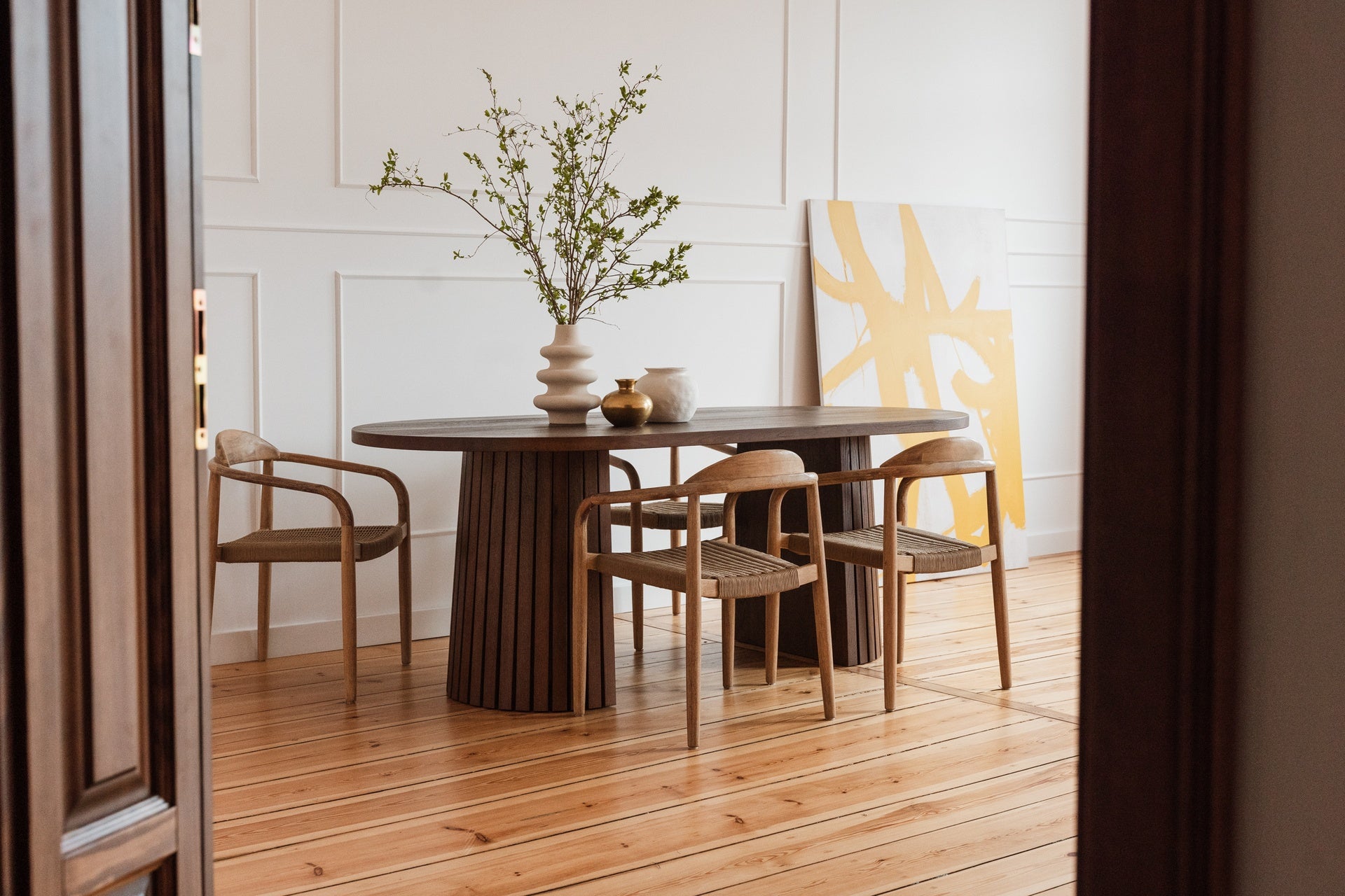 Oval Table IGGY Oak Wood