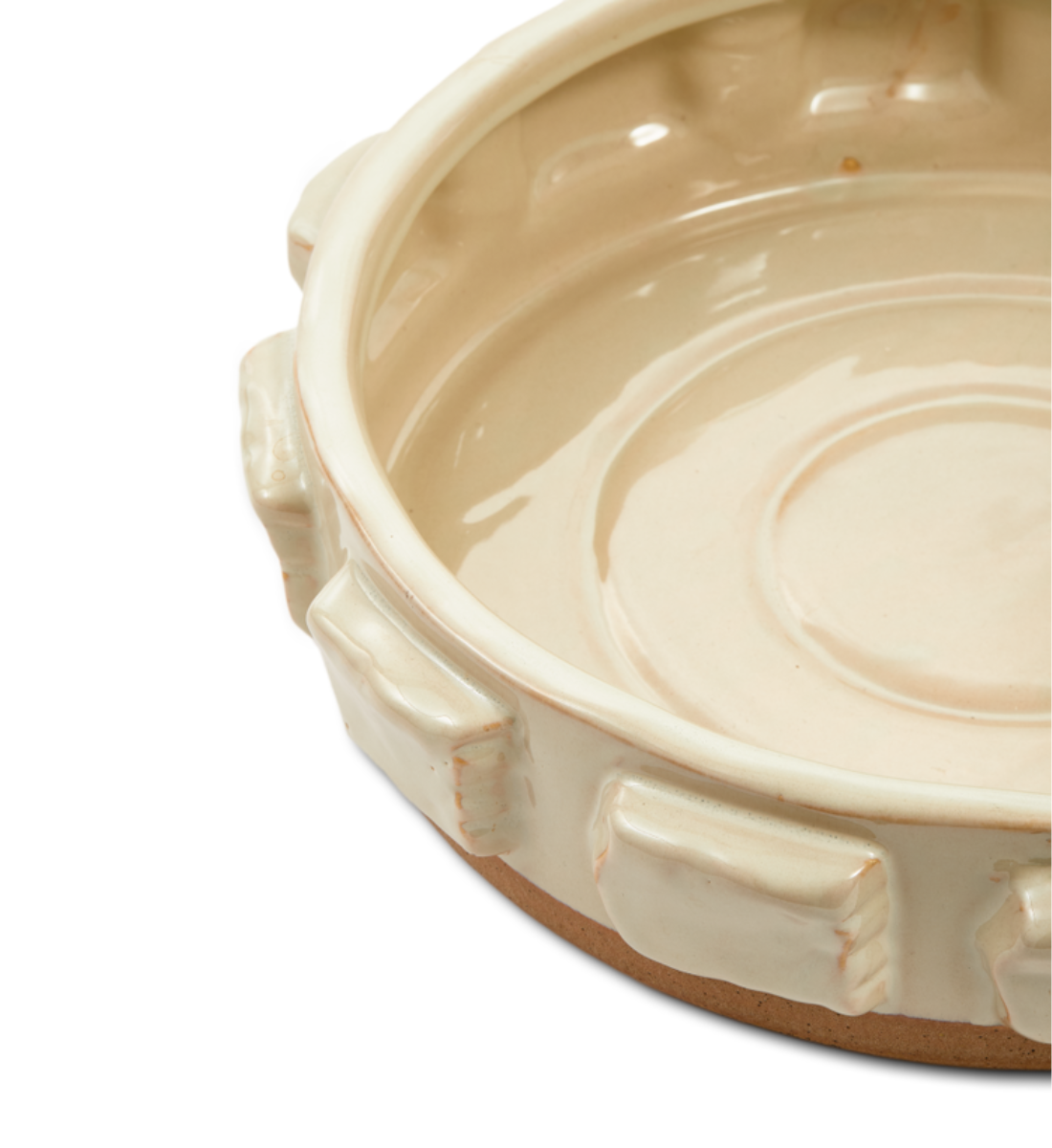 Tablett STRUCTURE BOWL beige