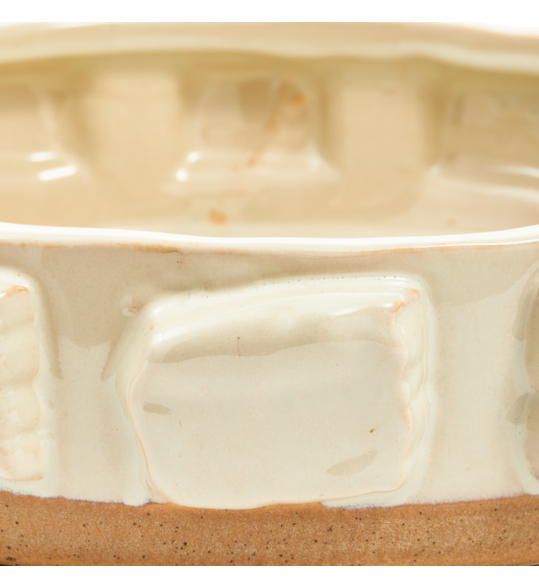 Tablett STRUCTURE BOWL beige