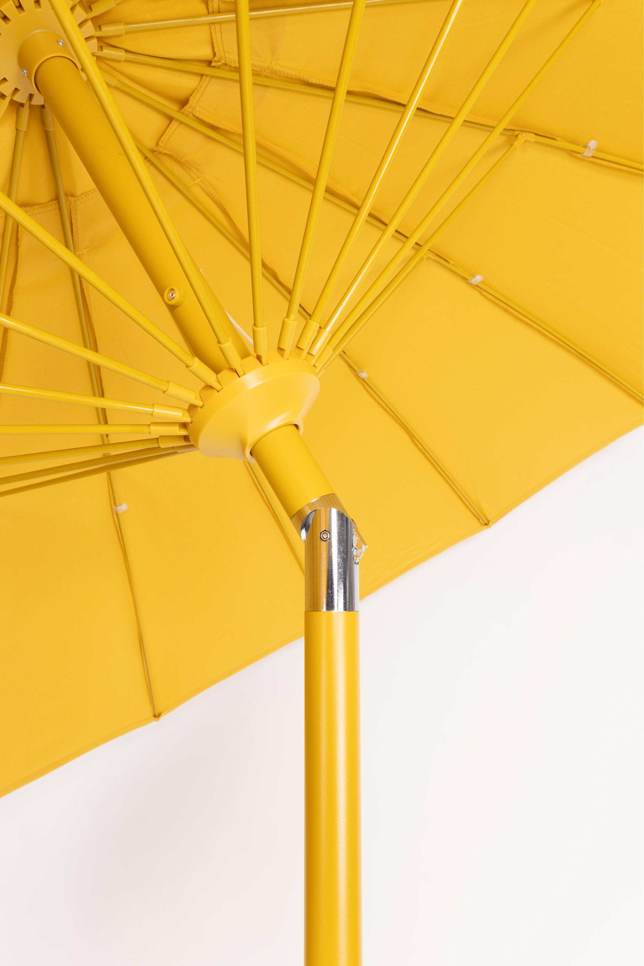 SUNSHINE Yellow Parasol with Base