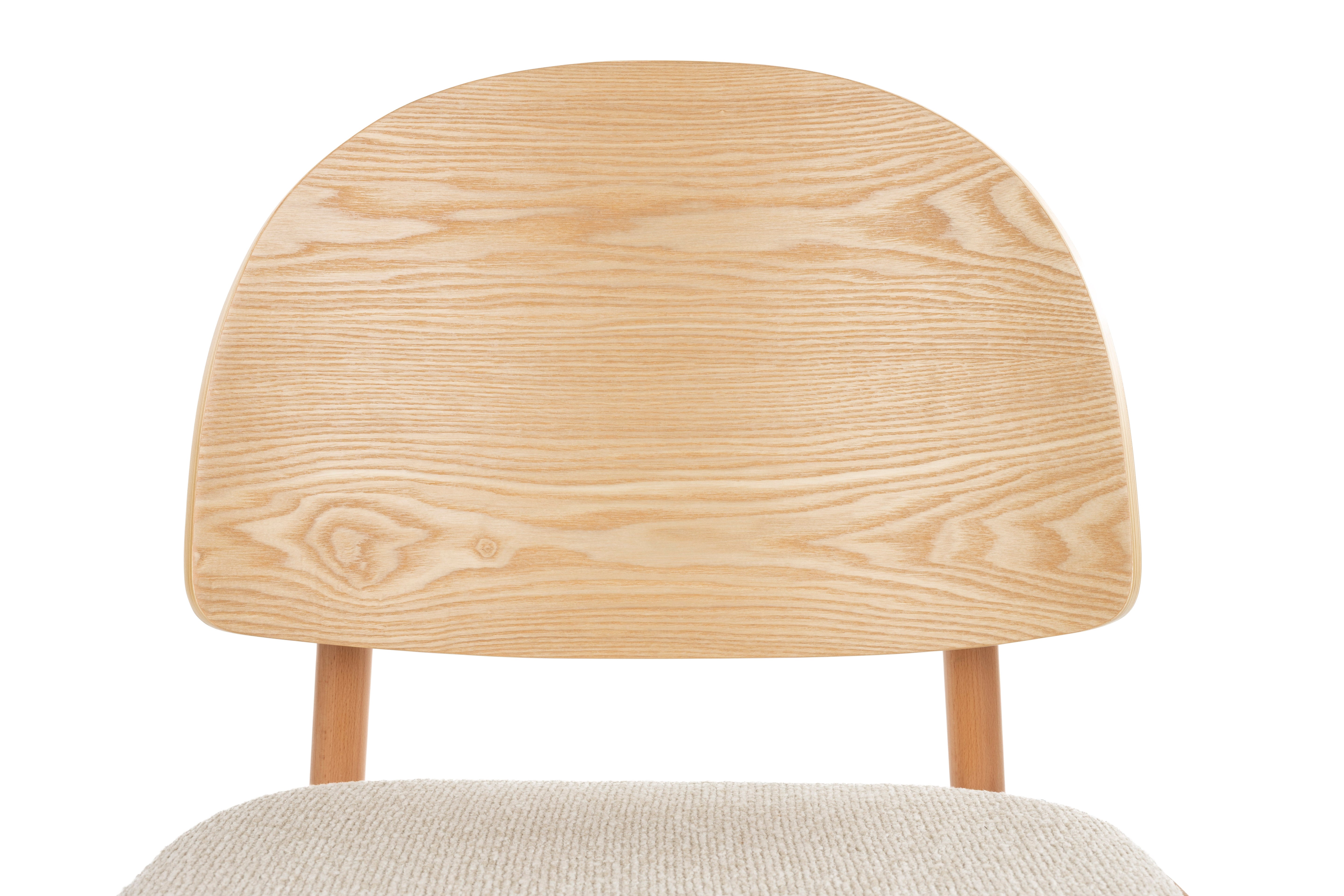 Stuhl SUNRISE beige mit Holzgestell