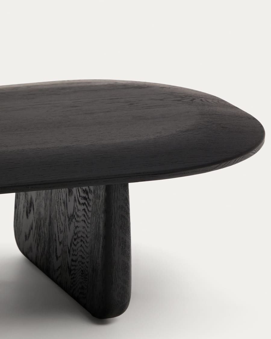 Pirita coffee table black oak wood