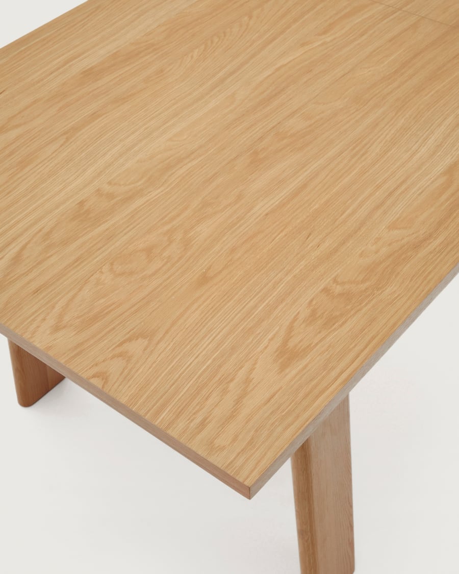 Arlen Folding Table Oak Veneer