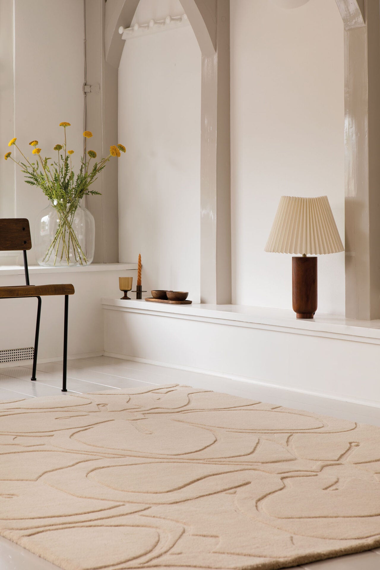 Teppich ROMANTIC MAGNOLIA beige