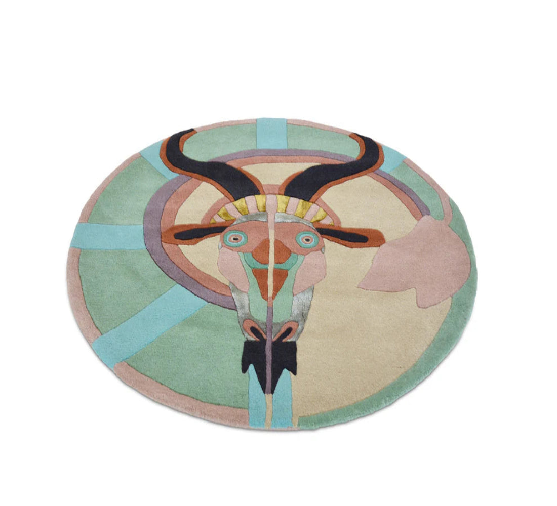 Dywan okrągły ZODIAC CAPRICORN wielokolorowy