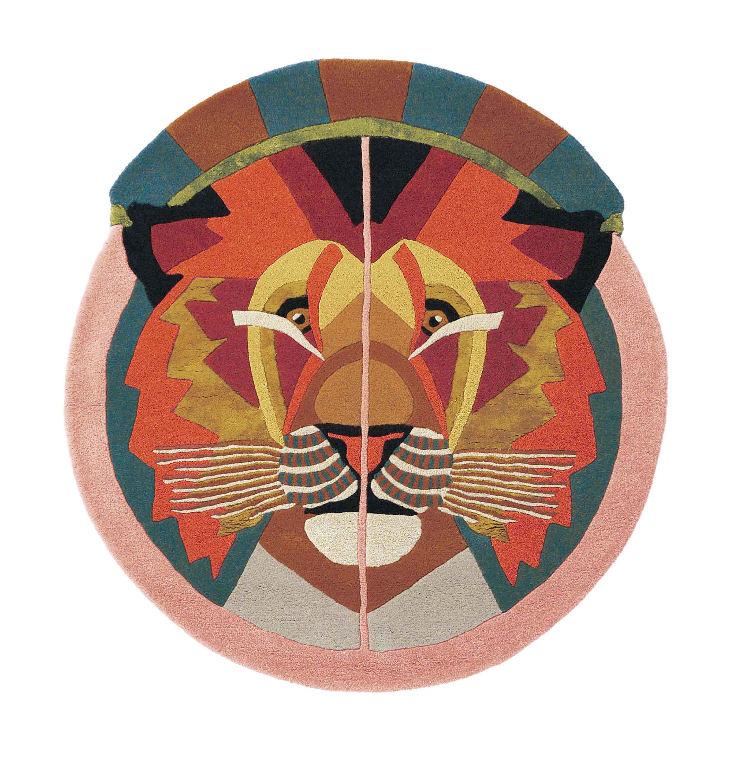 Dywan okrągły ZODIAC LEO wielokolorowy