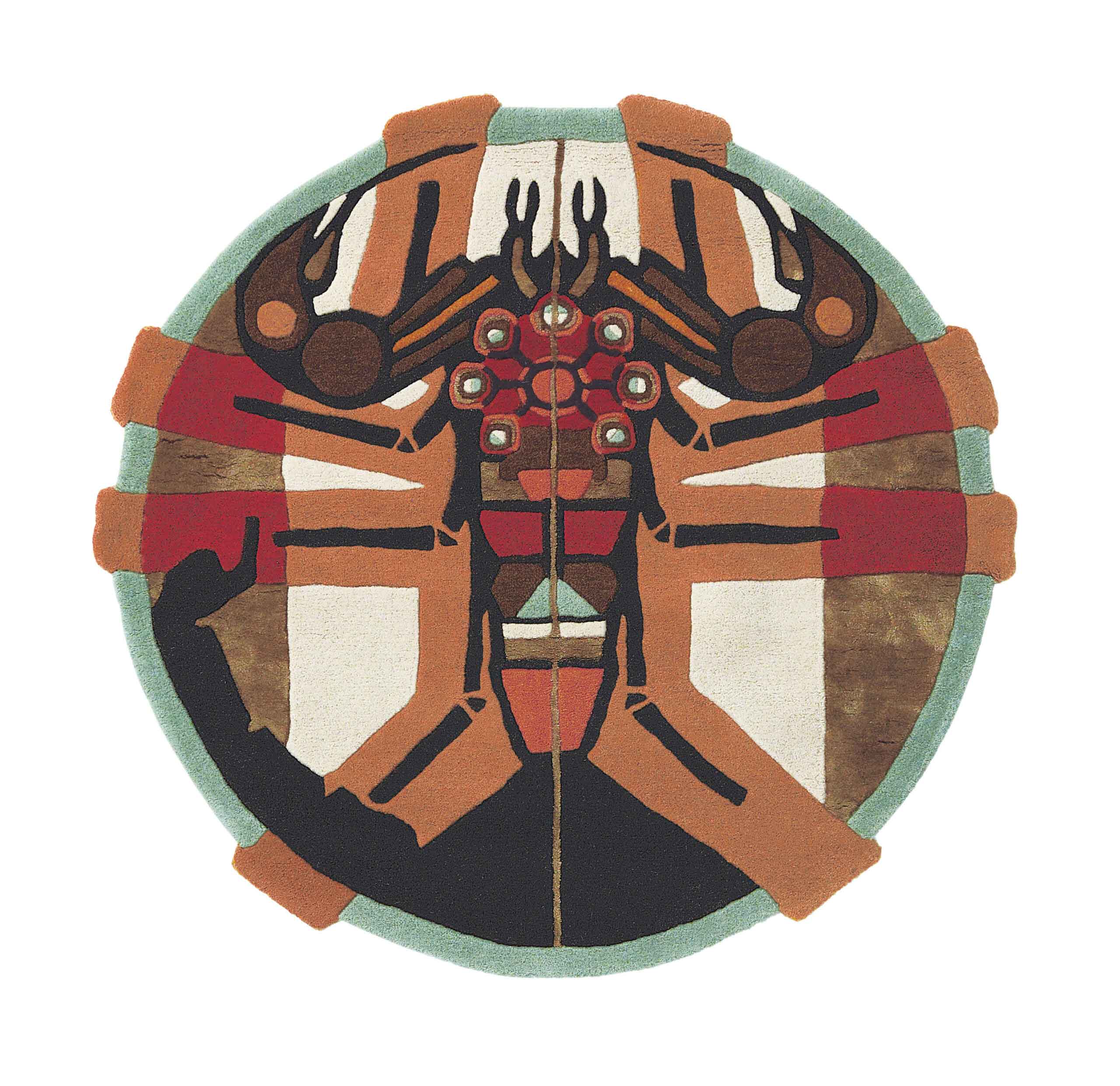 Dywan okrągły ZODIAC SCORPIO wielokolorowy