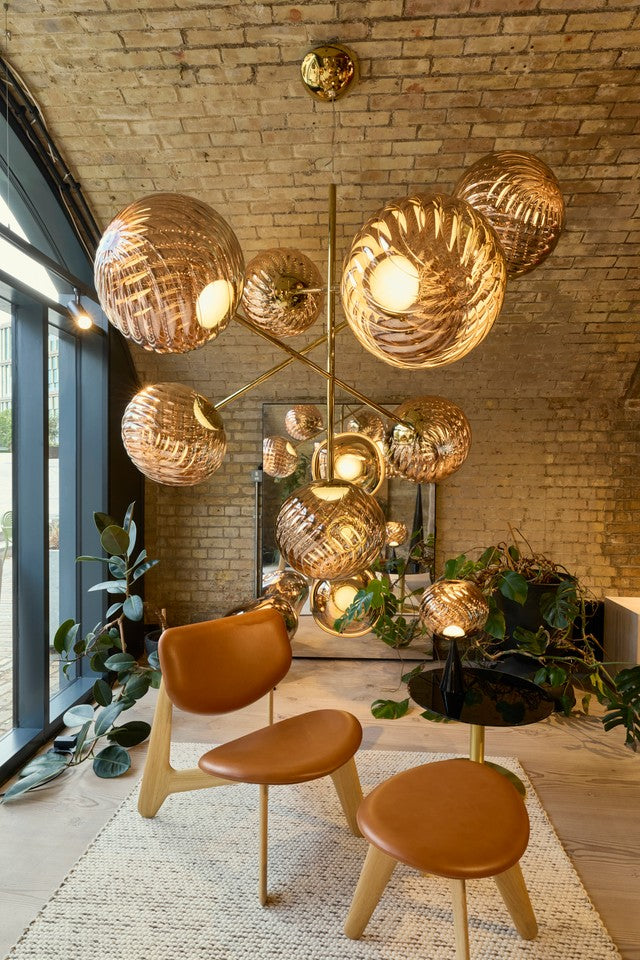WHIRL LARGE pendant lamp gold