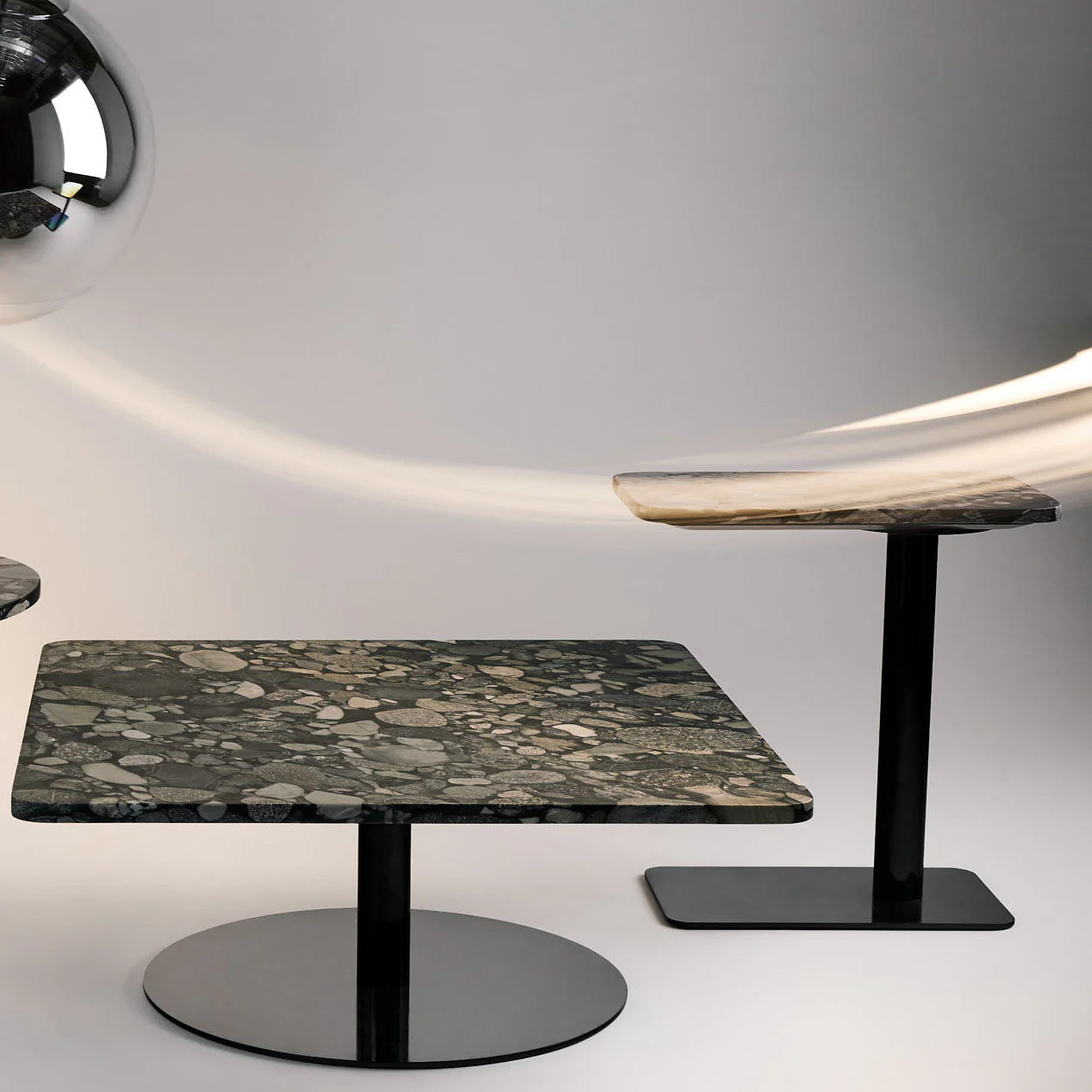 Stone stone marble coffee table