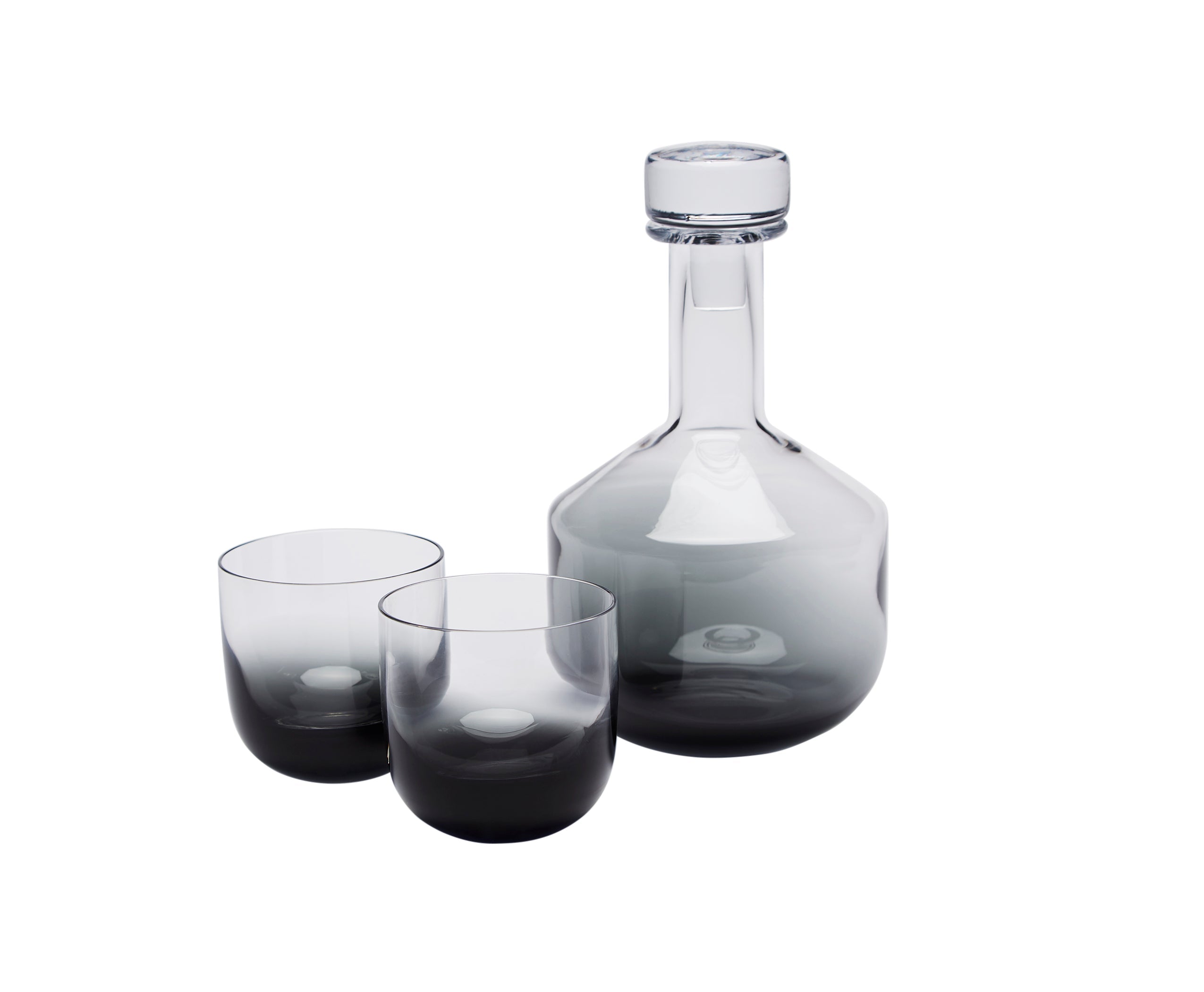 Carafe tank black inflatable glass