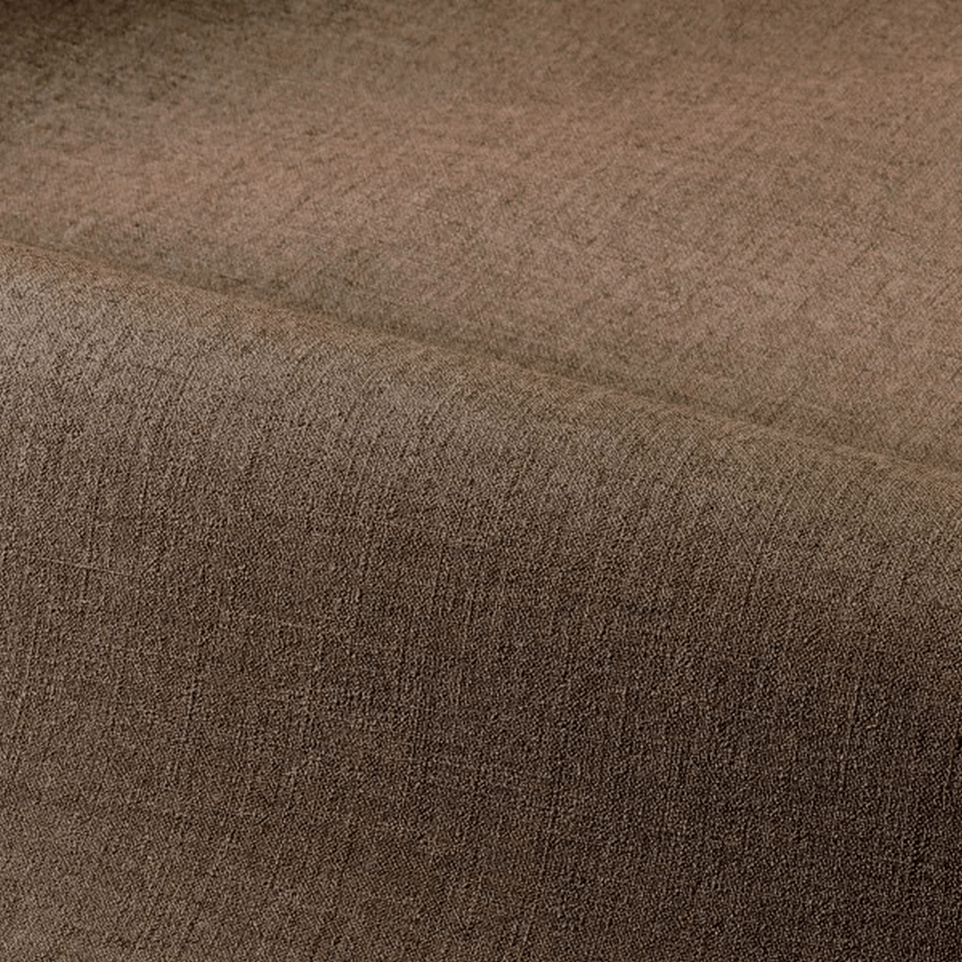 Structural vinyl wallpaper imitating linen canvas LINA - EBÈNE dark brown