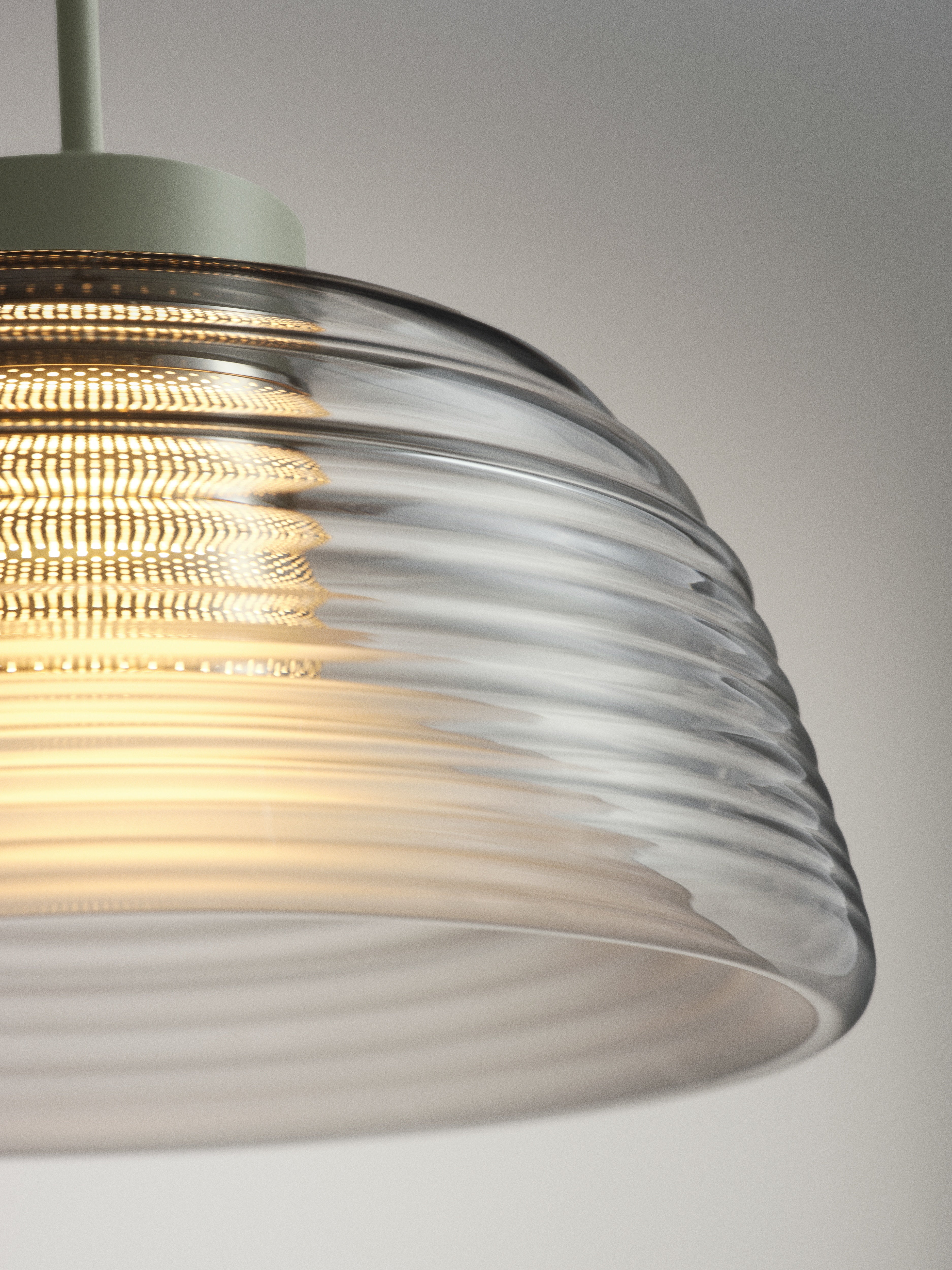 Lampa wisząca TWO-LAYER oliwkowy