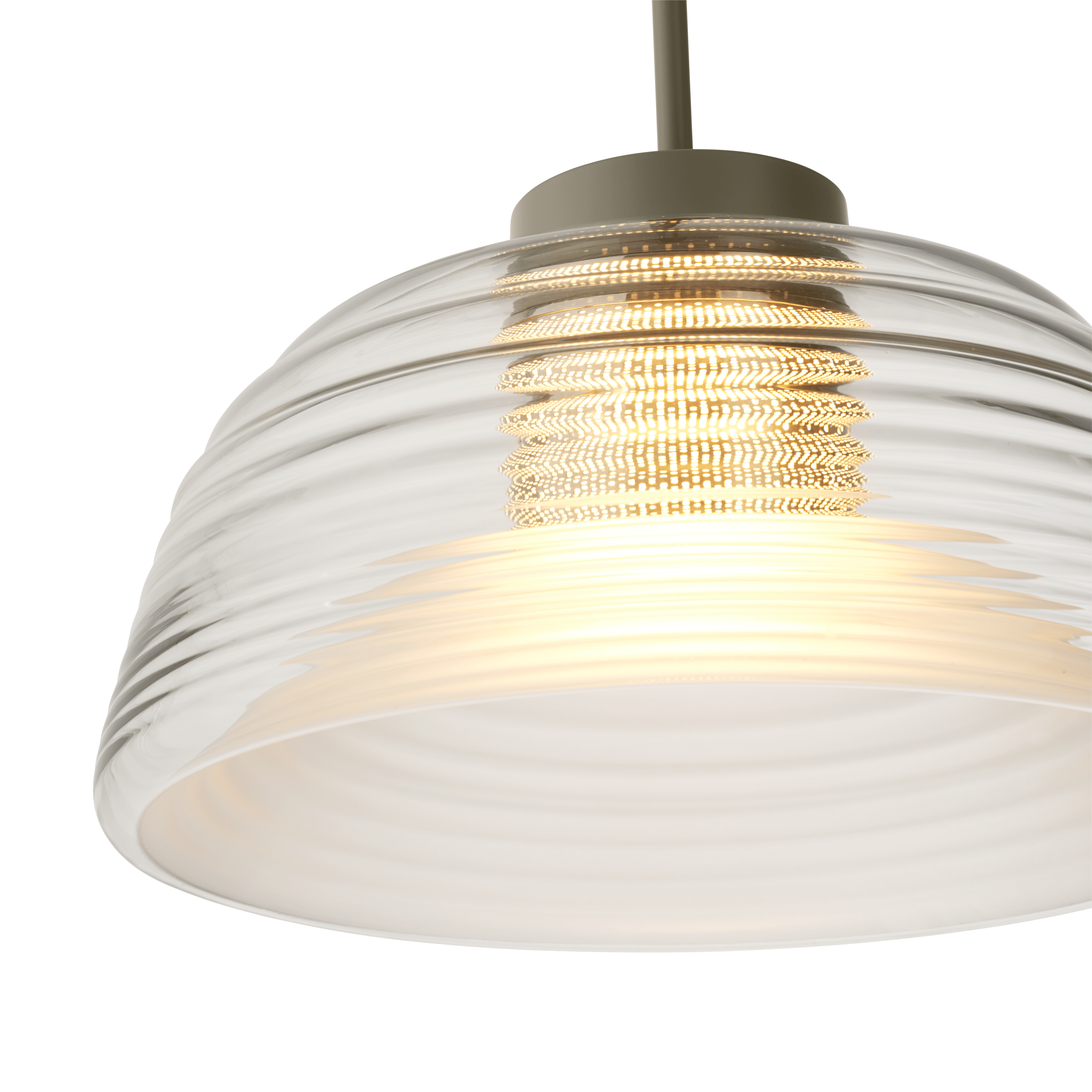 Lampa wisząca TWO-LAYER oliwkowy