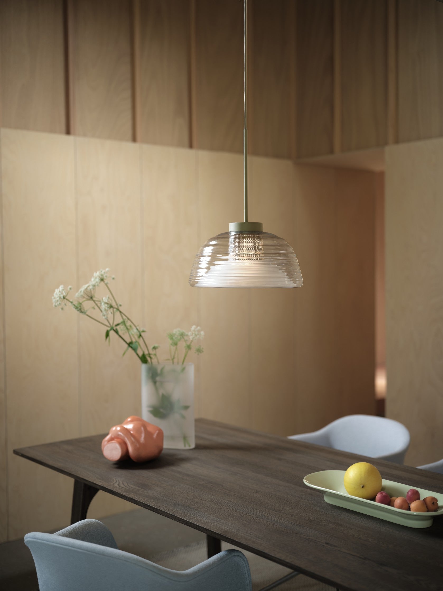 Lampa wisząca TWO-LAYER oliwkowy