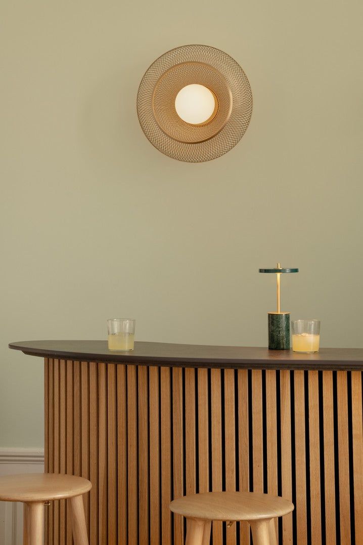 Wandleuchte FARADAY UP gold