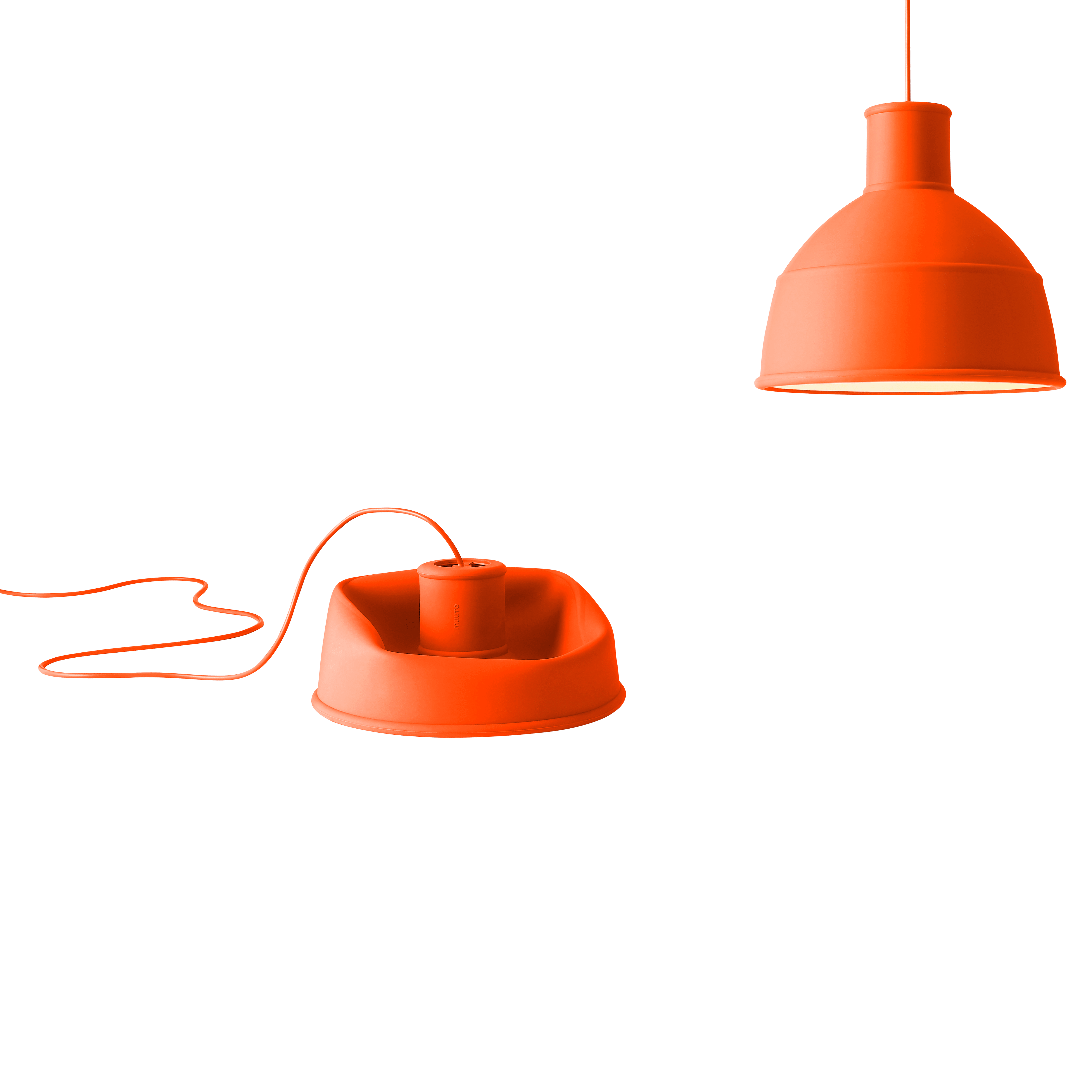 Pendelleuchte UNFOLD orange