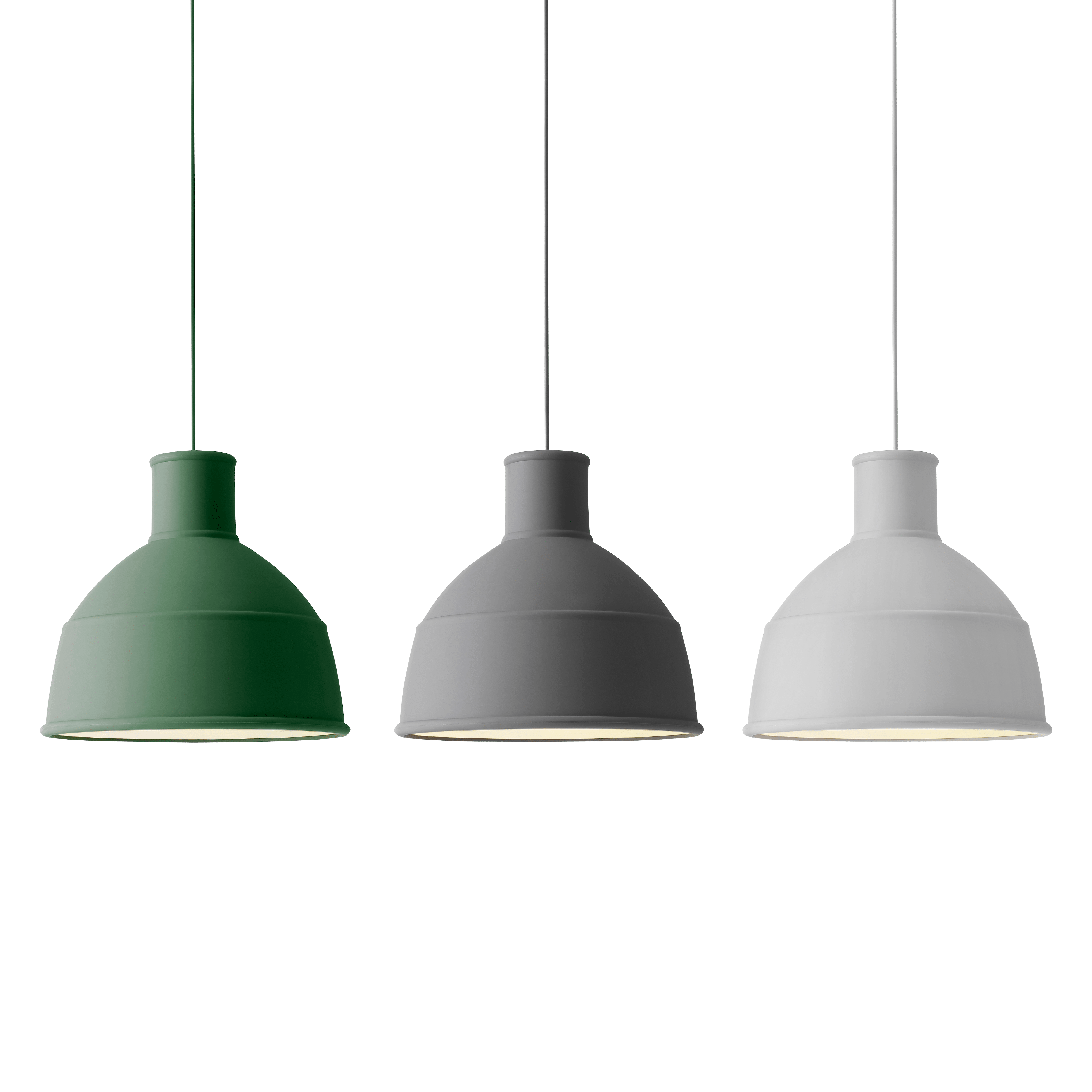 Pendelleuchte UNFOLD grau