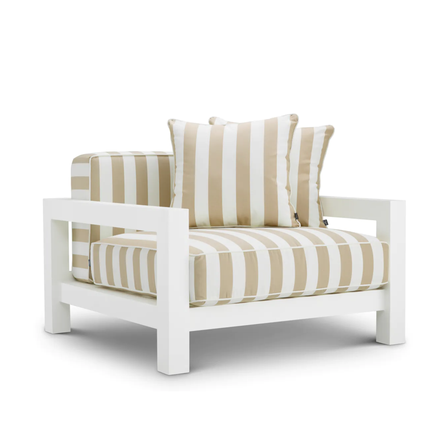 Cap Antibes garden chair beige with white