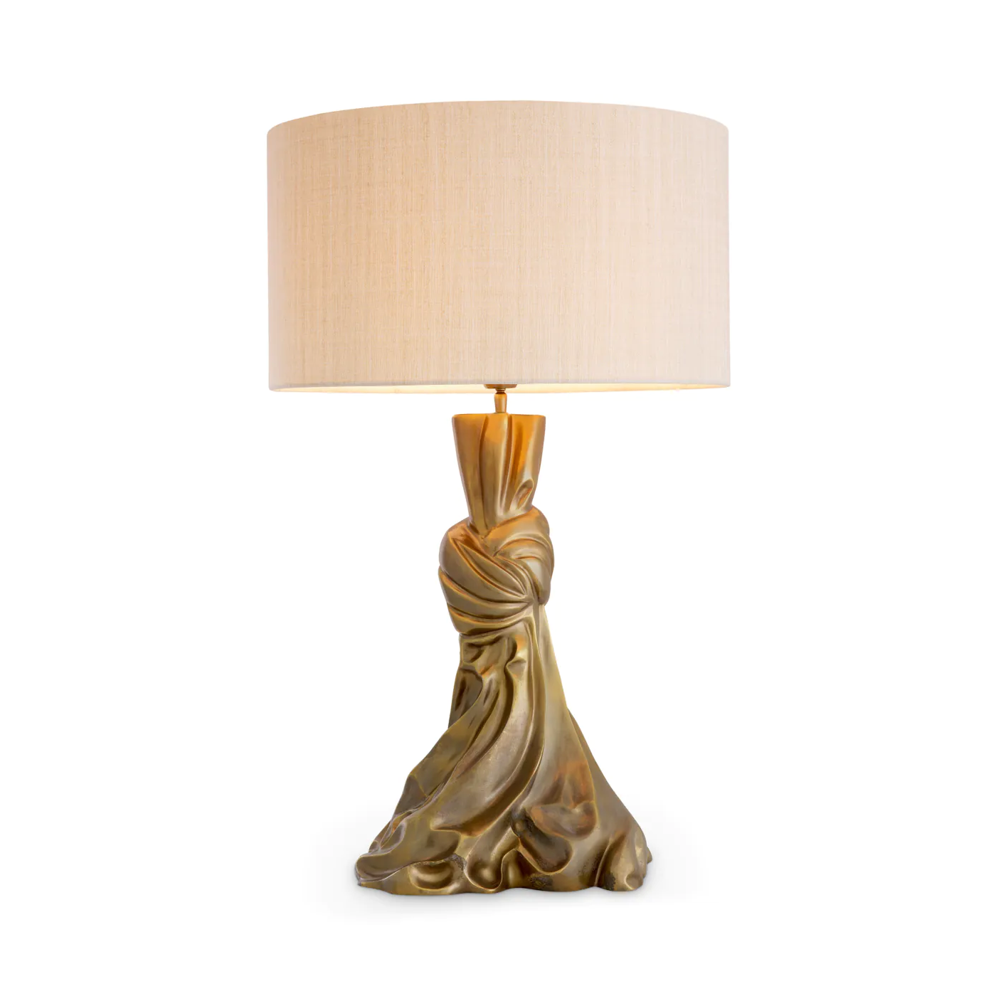 Banyan table lamp ancient golden