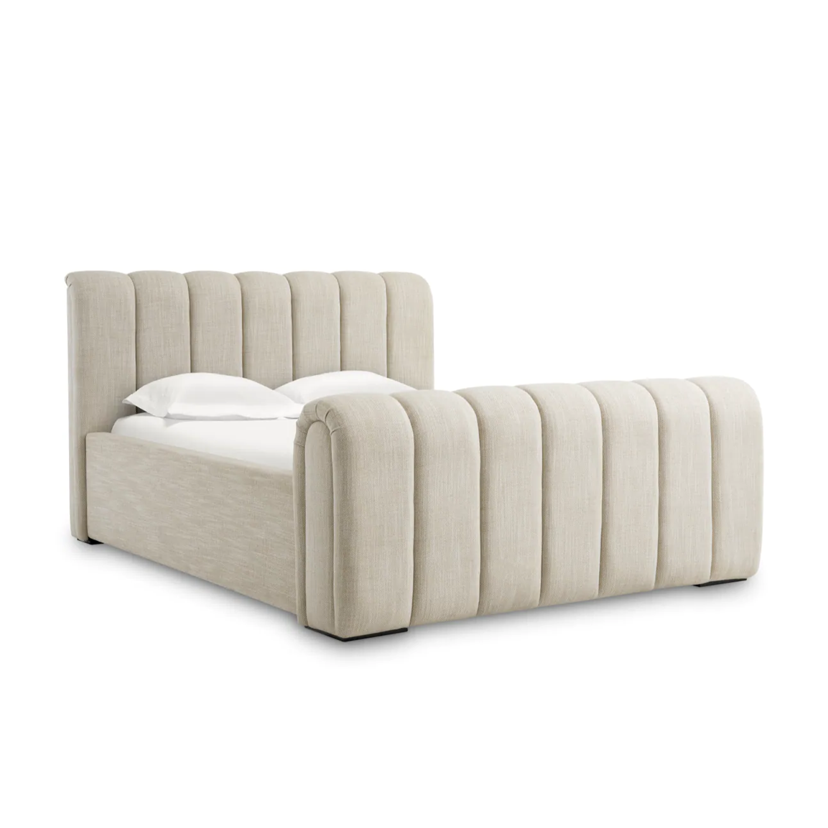 Upholstered bed Kayden beige [Ola] [Amelia SPR/improved description]