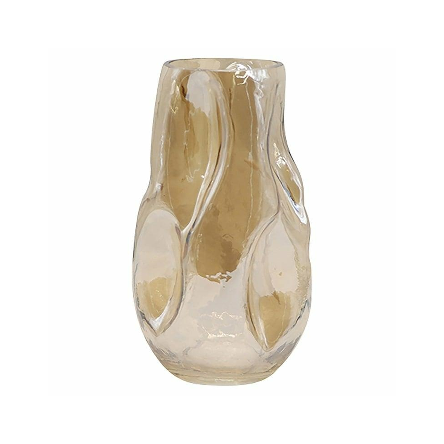 Nynke vase brown glass