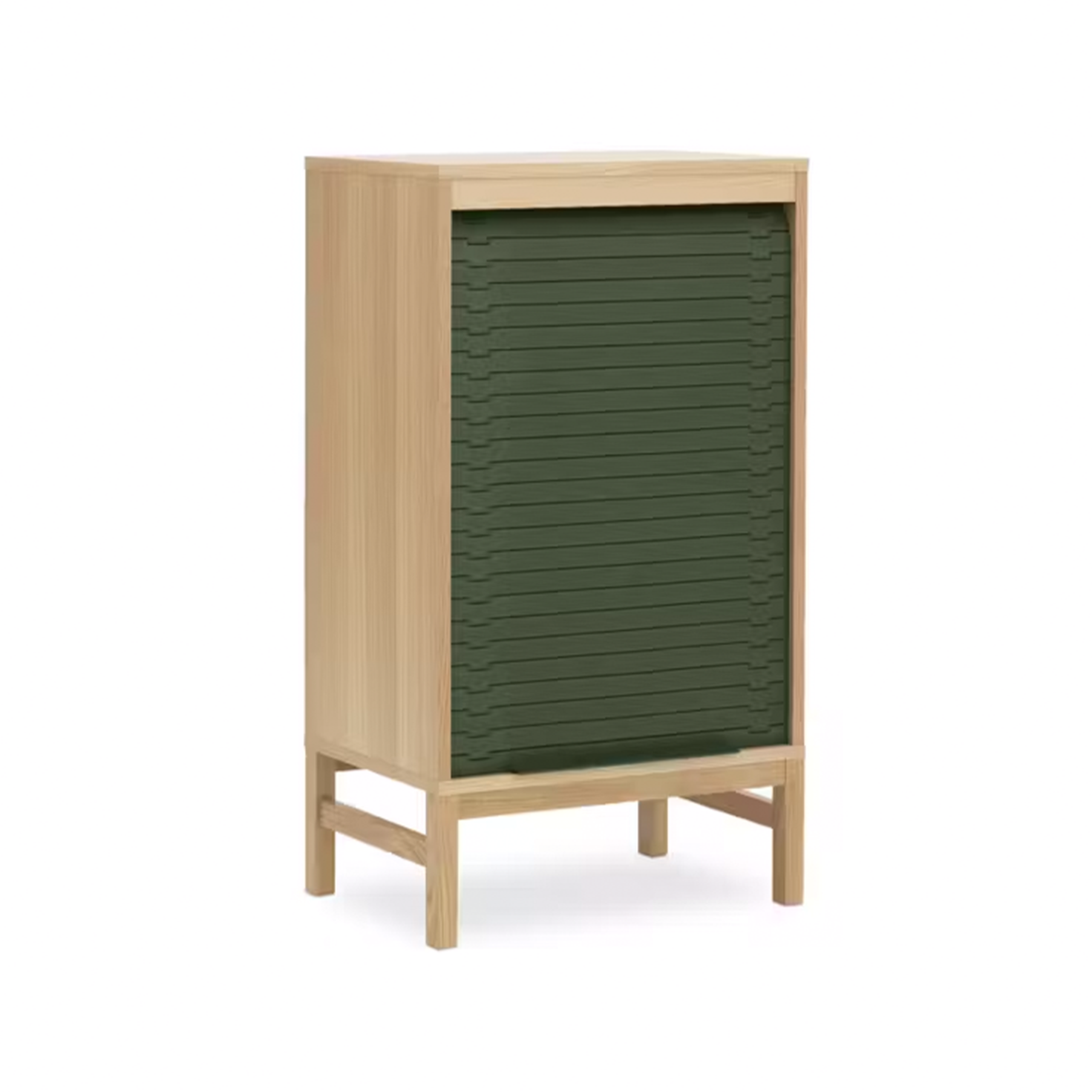 Green jalousi cabinet