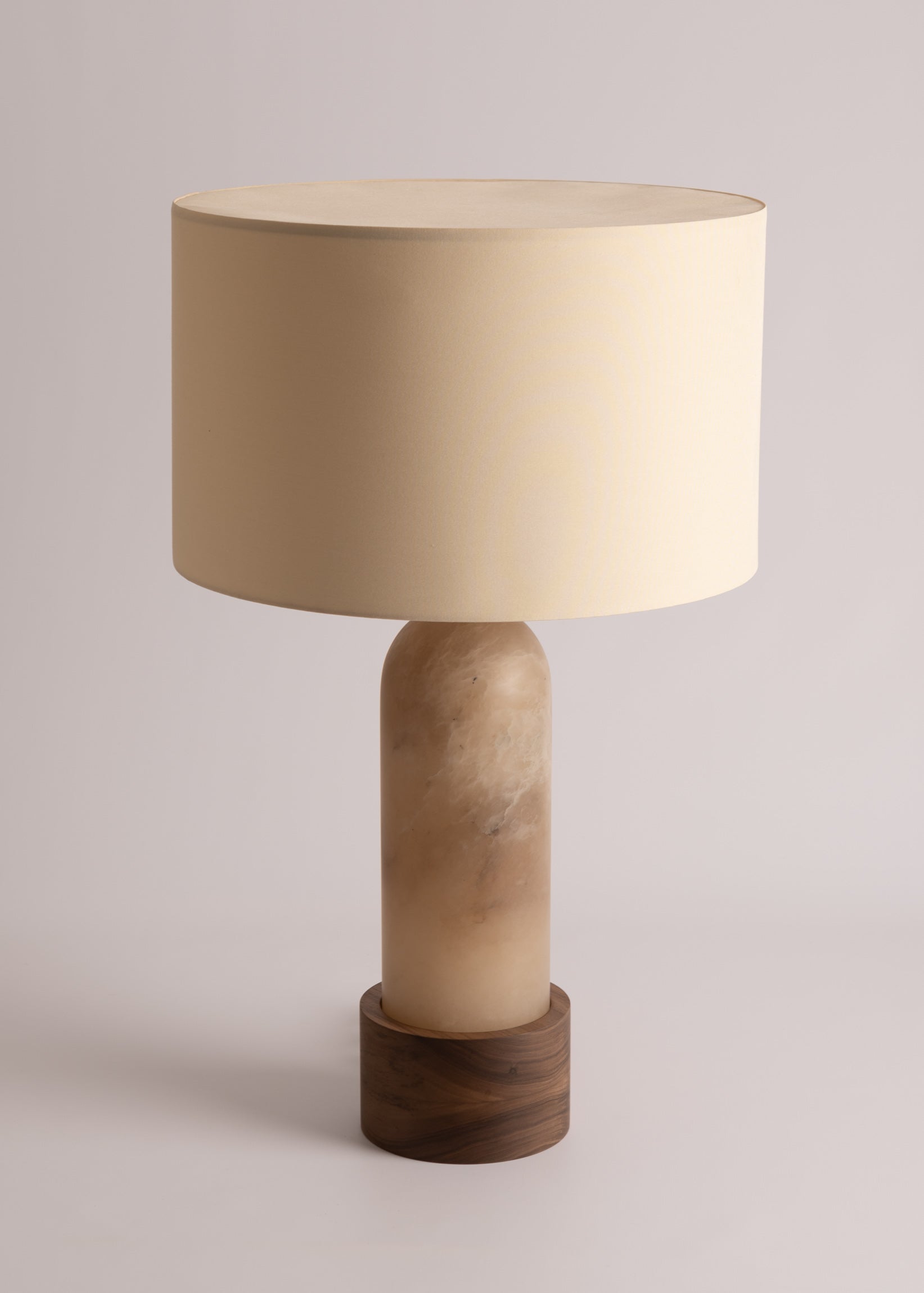 PURA KELO Table Lamp Dark Beige Alabaster