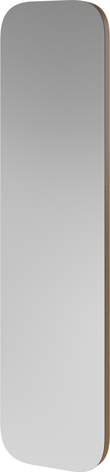 Vala rectangular mirror of oak veneer