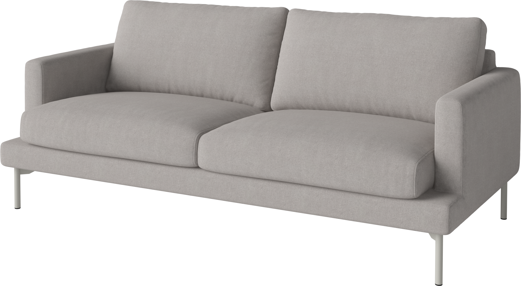 Sofa 2.5 Veneda gray steel base