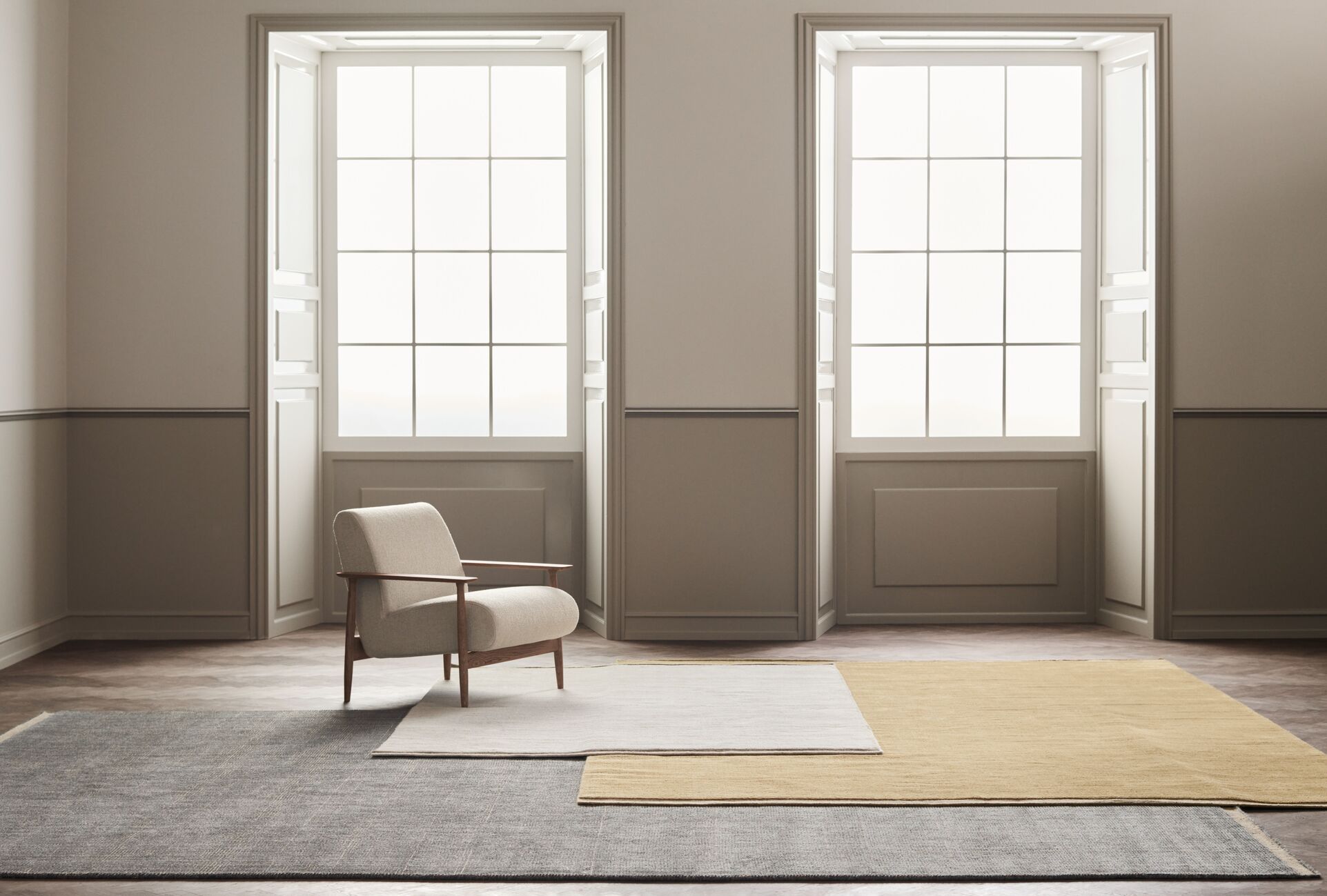 Vilde beige rug