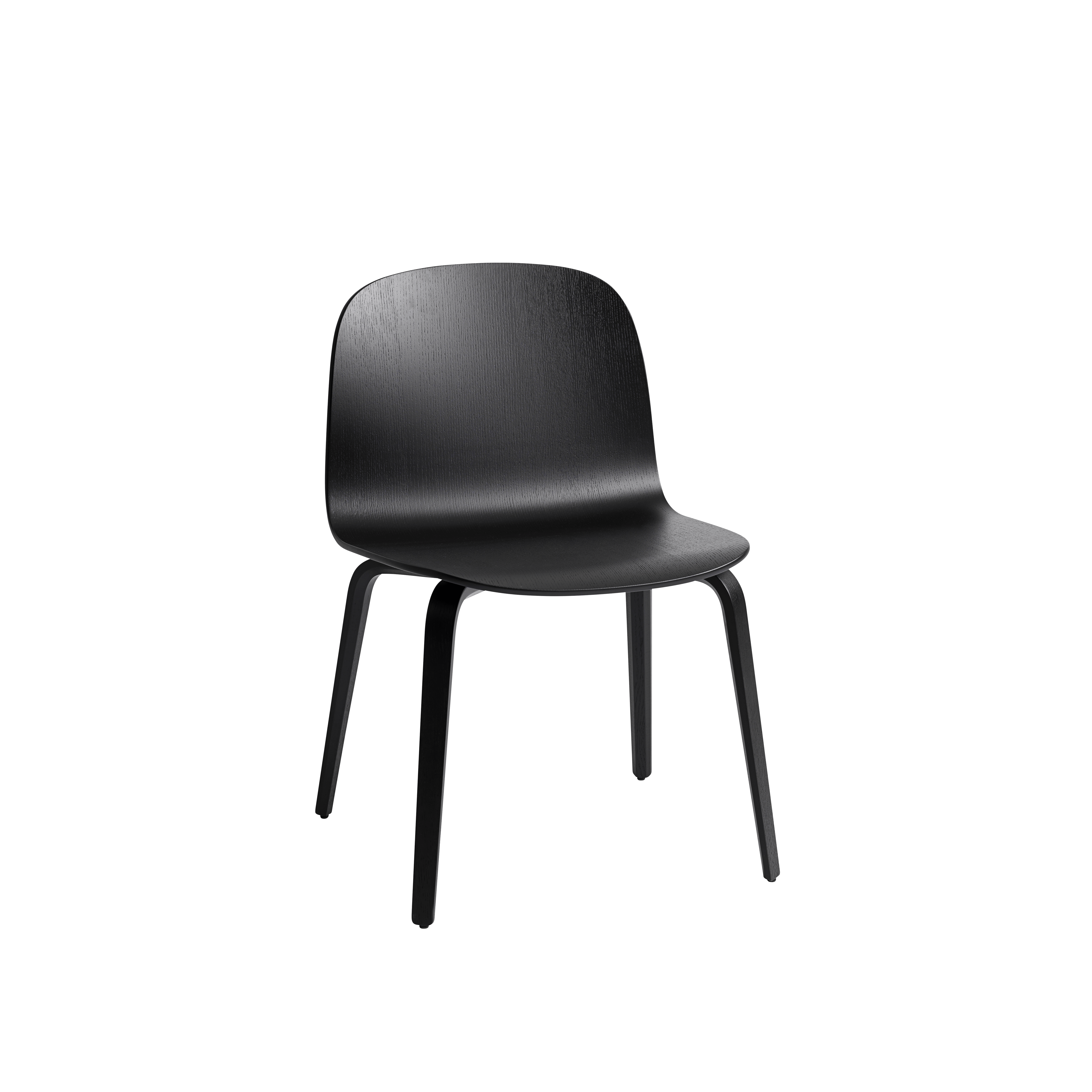 VISU WIDE Stuhl, personalisiert mit furnierter Sitzfläche
