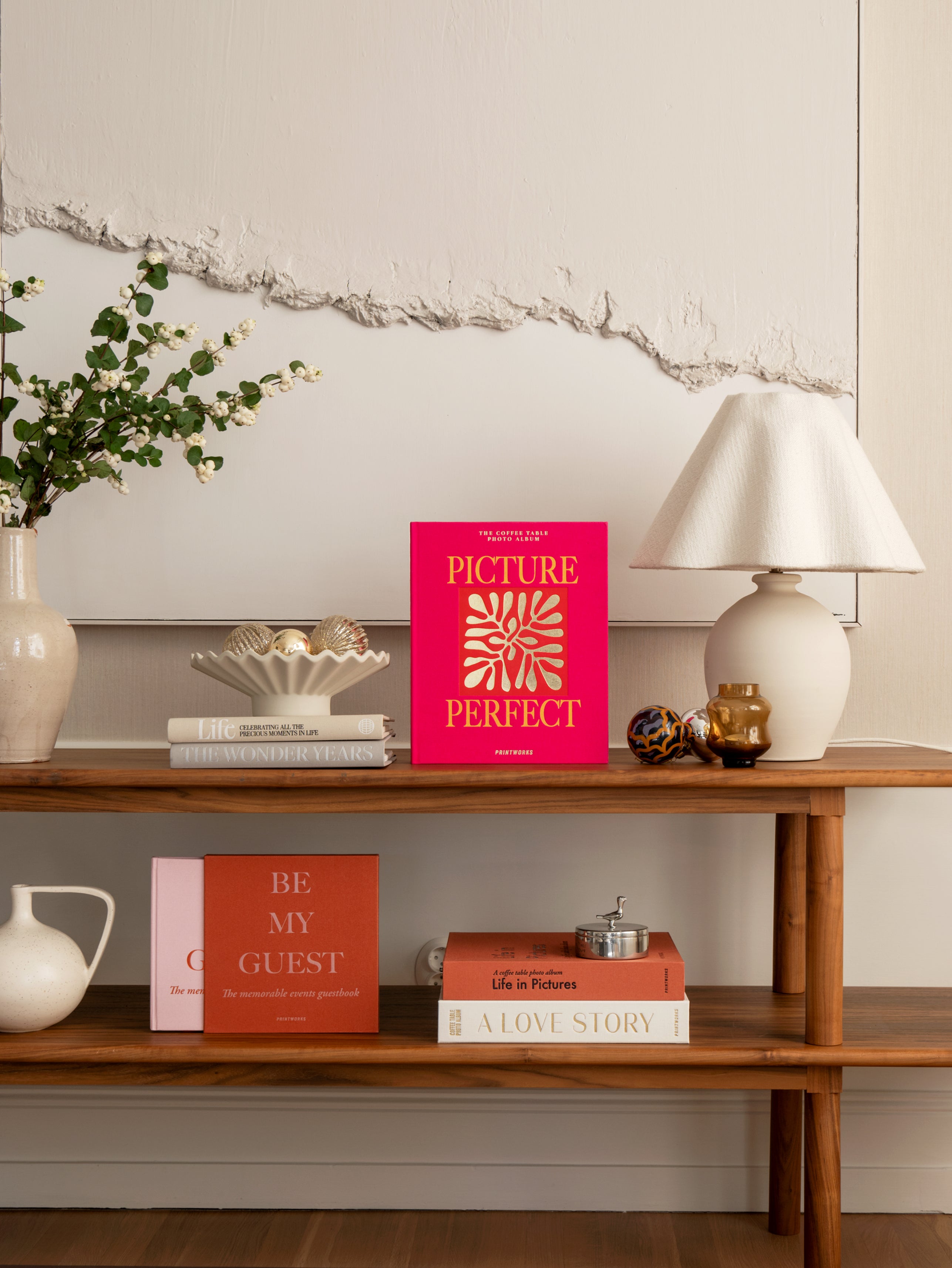 Fotoalbum PICTURE PERFECT rosa mit Gold