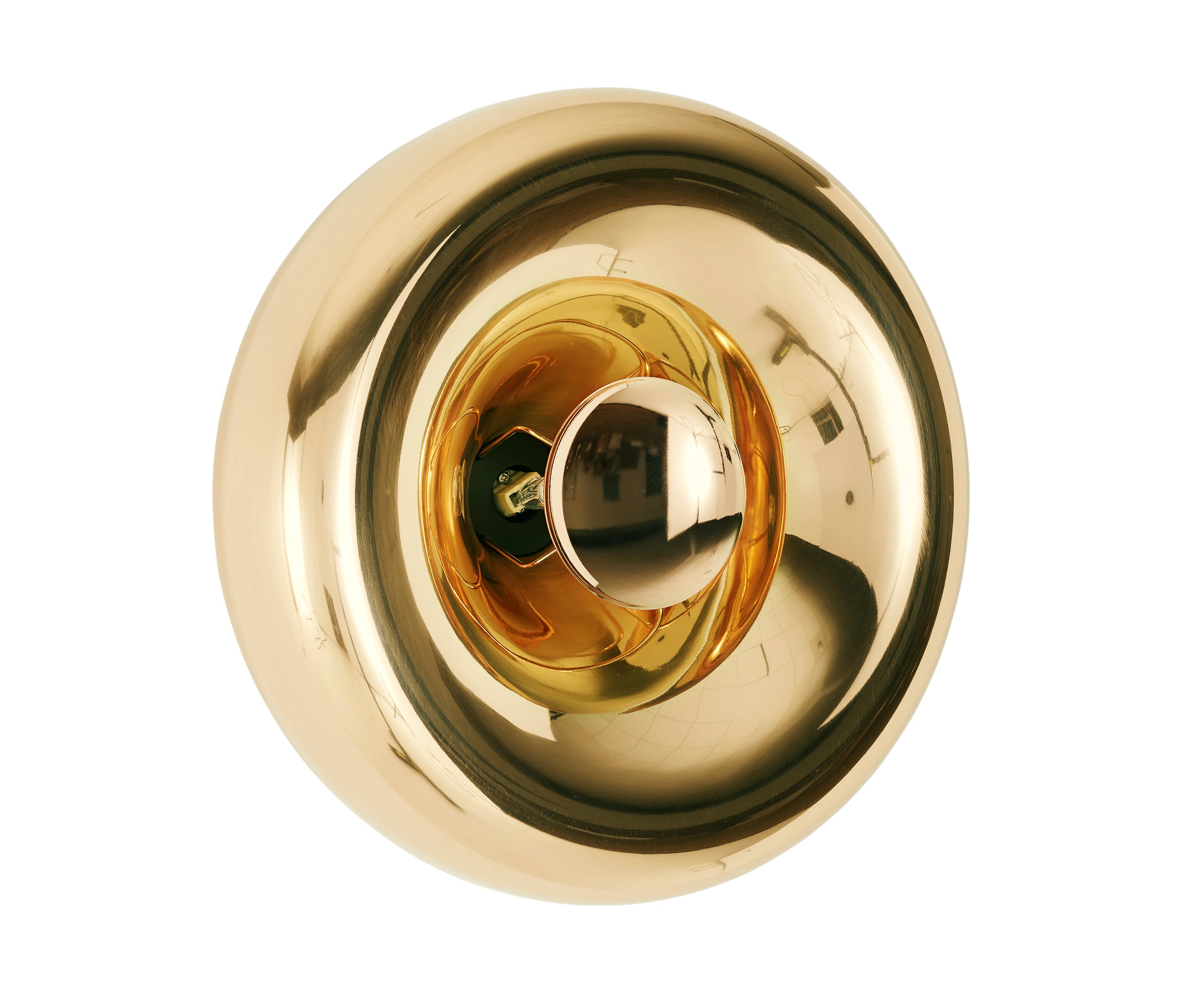 Wandlampe VOID aus Messing