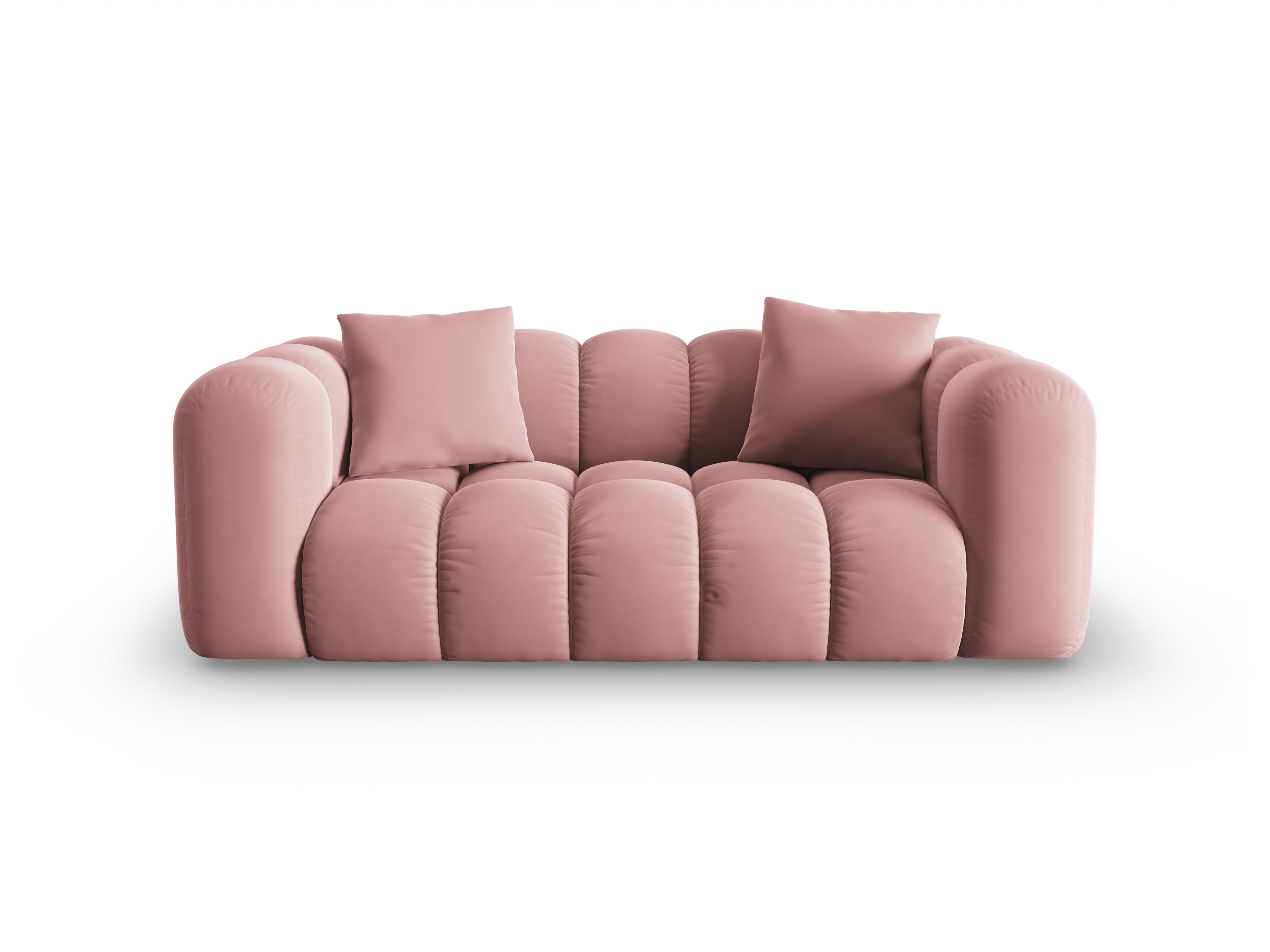 2-Personen-Samtsofa Halley Pink