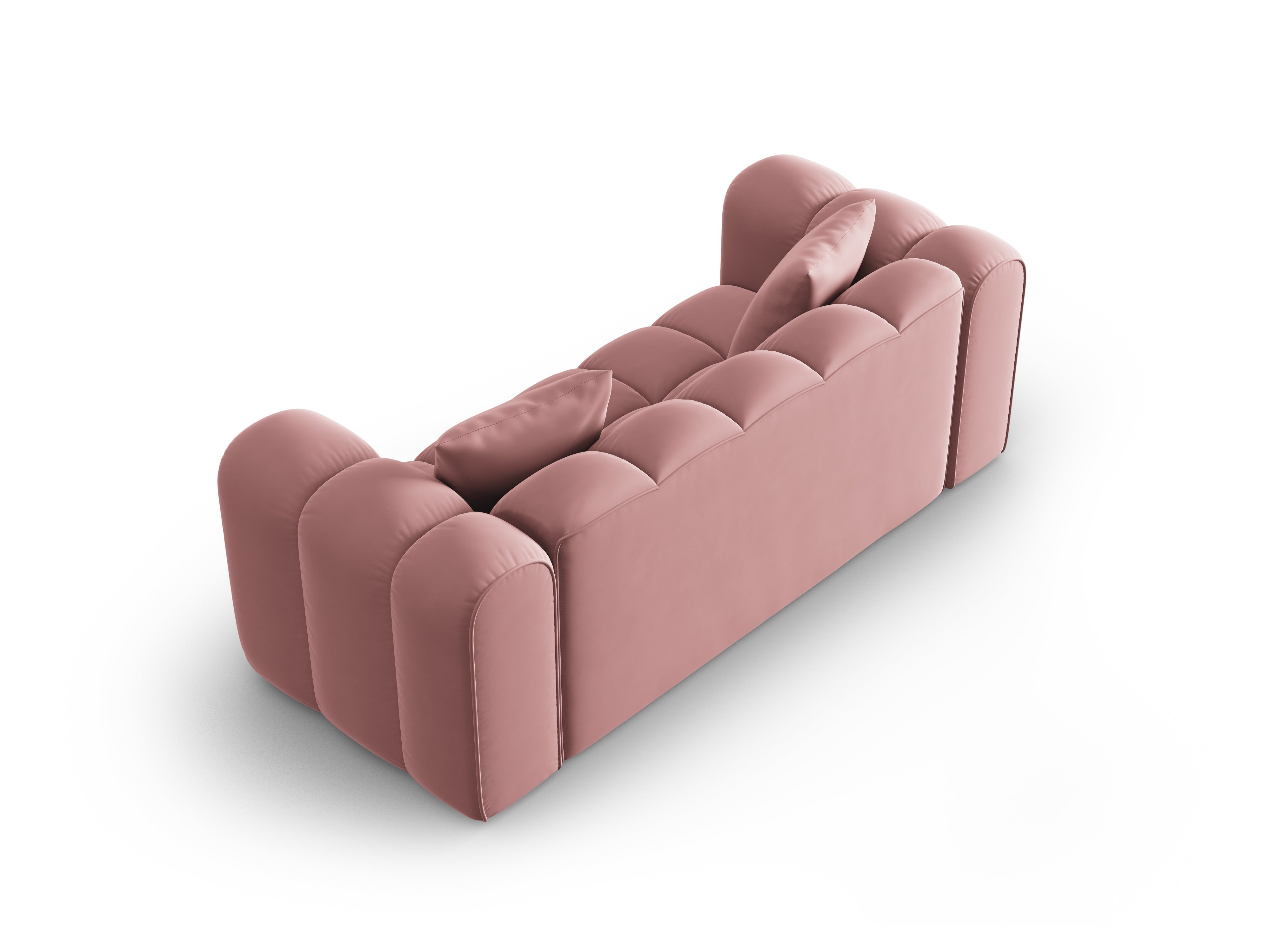 2-Personen-Samtsofa Halley Pink