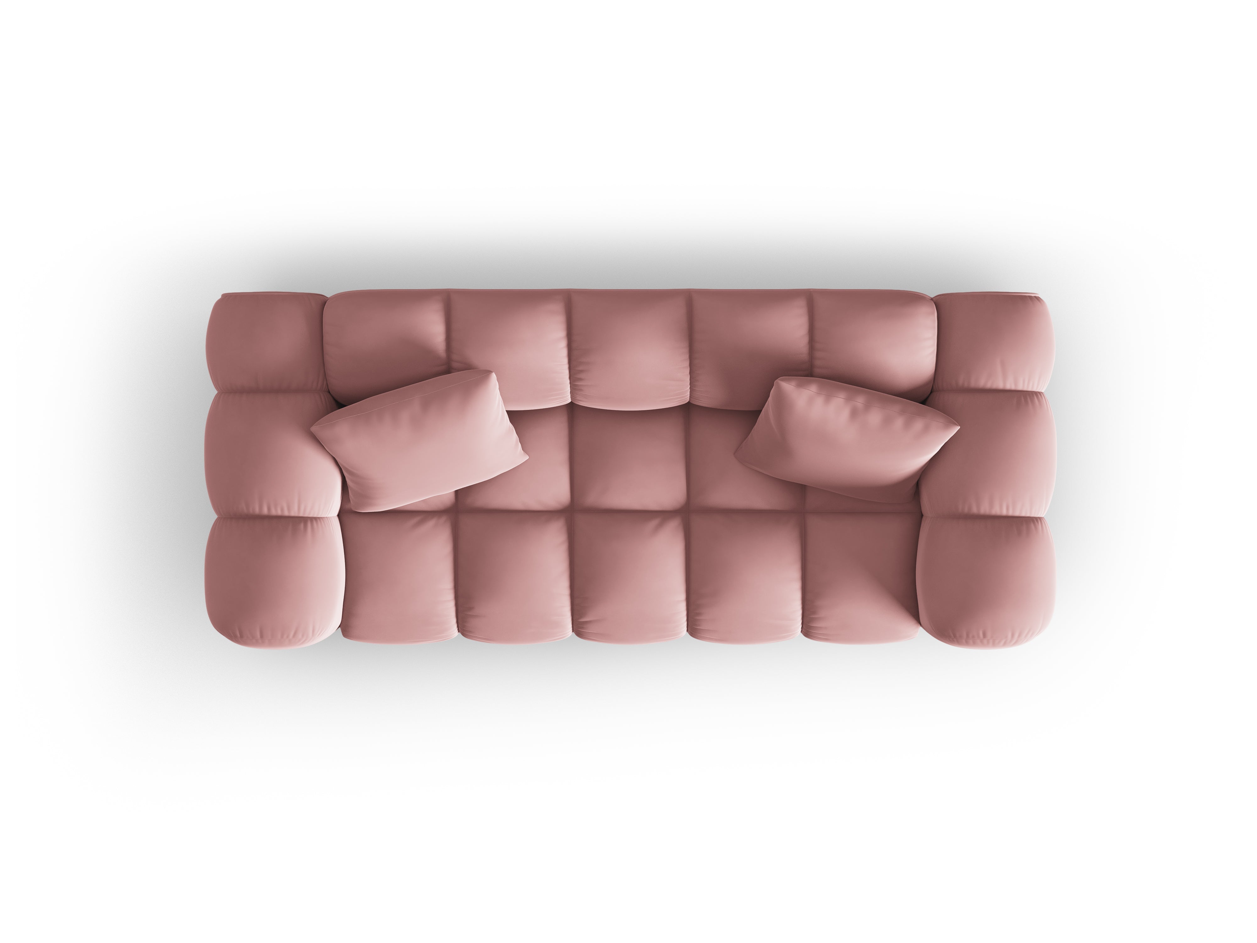 2-Personen-Samtsofa Halley Pink