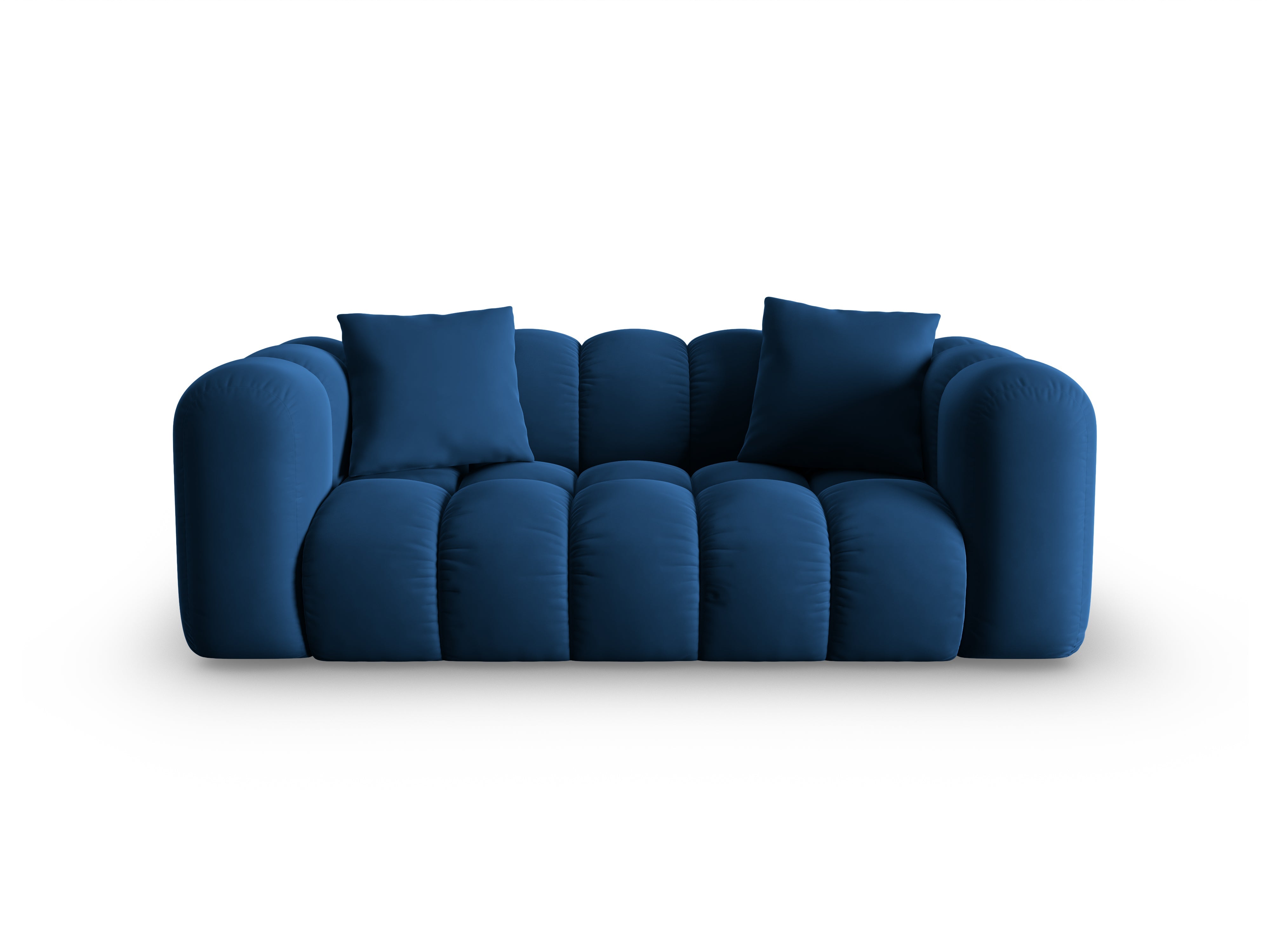 2-seater velvet sofa Halley Royal Pomegranate