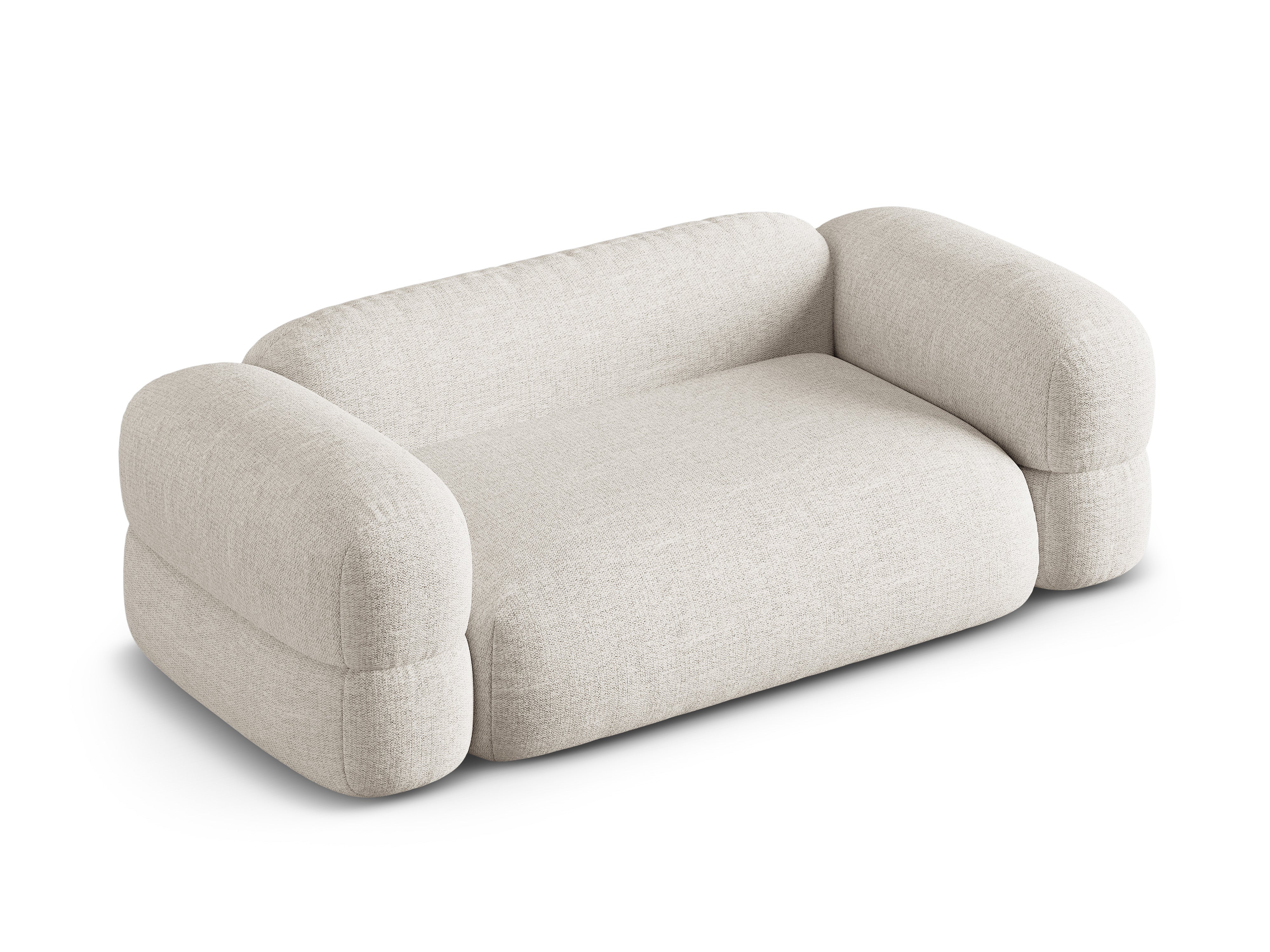 3-seater Sofa ROGER beige chenille