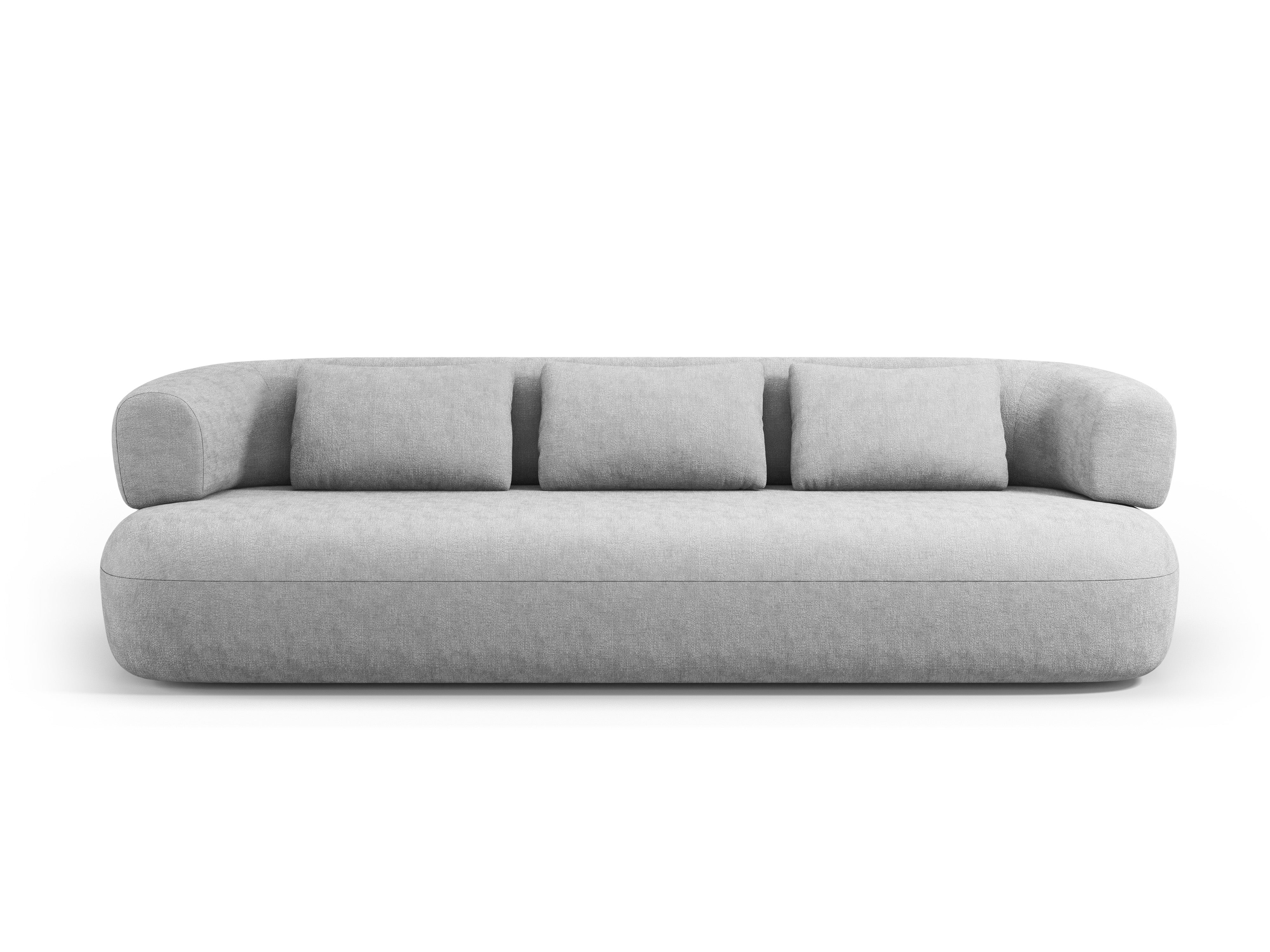 Sofa für 3,5 Personen ALDRIN in grauem Chenille