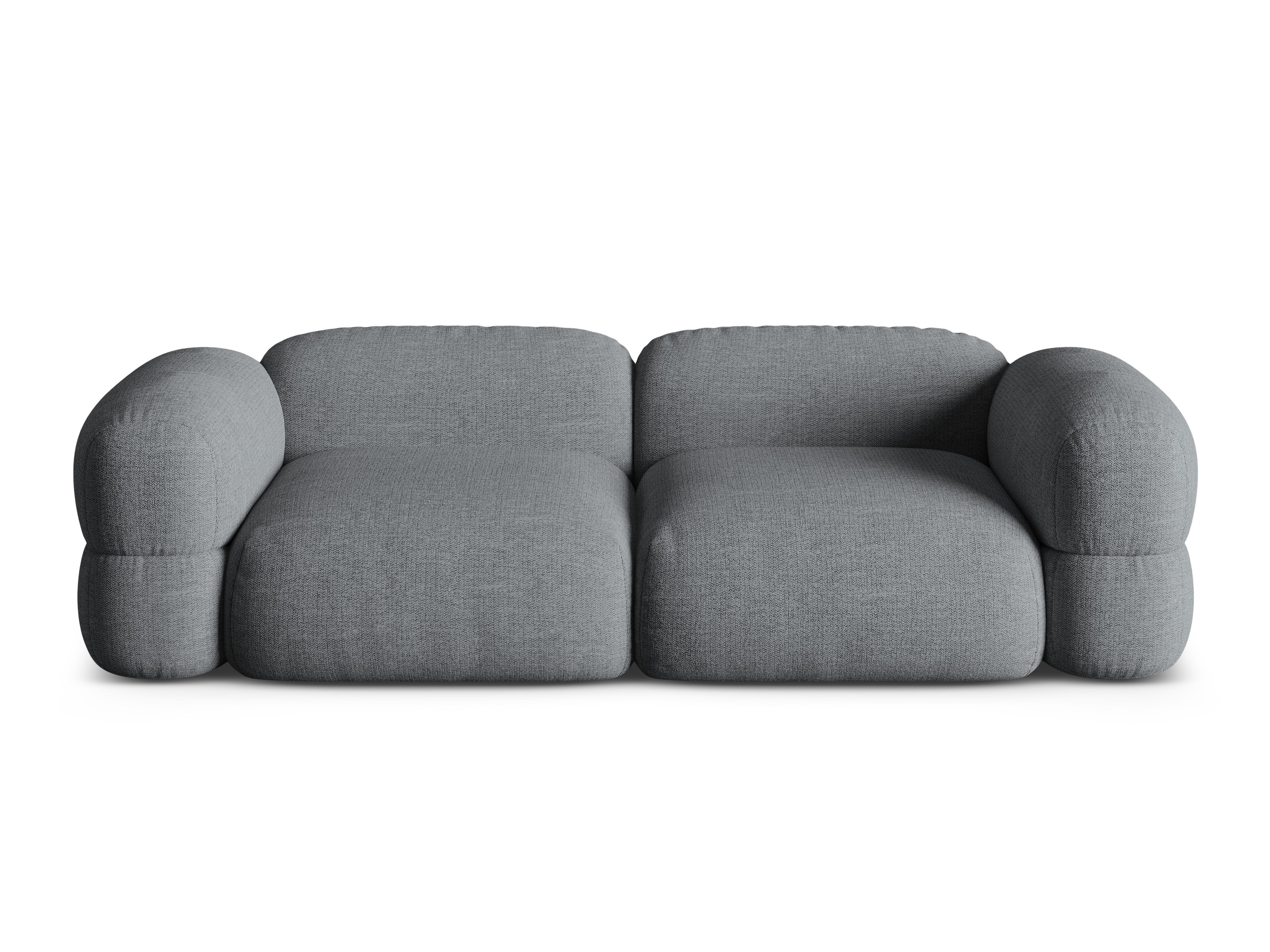 4-seater Sofa ROGER gray chenille