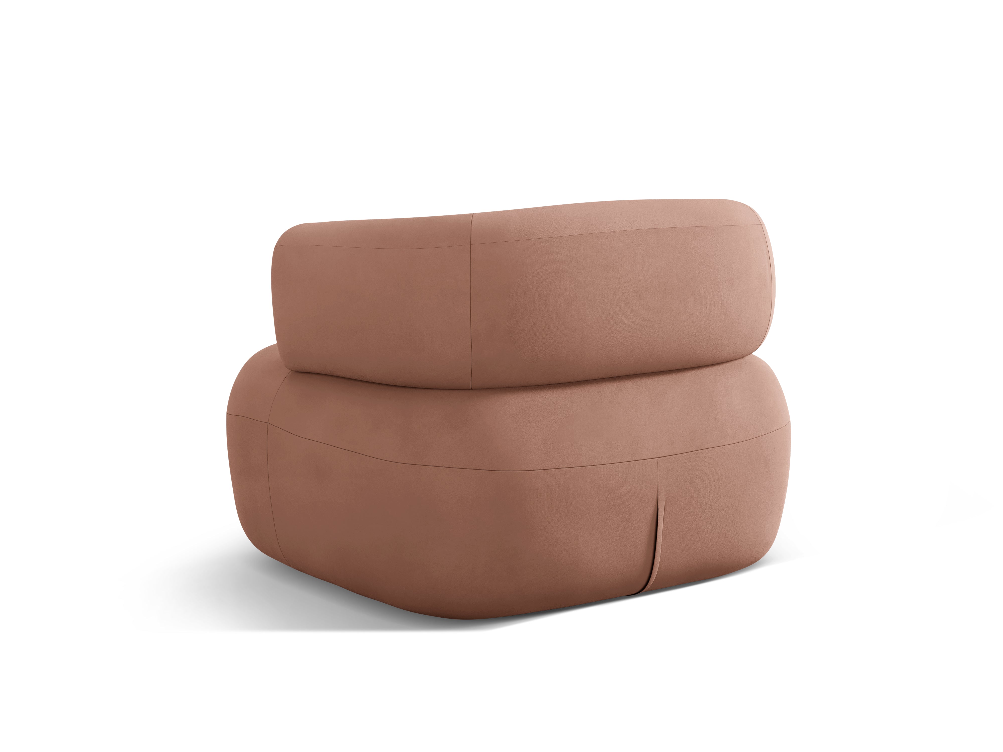 Samt-Sessel ALDRIN in Rosa