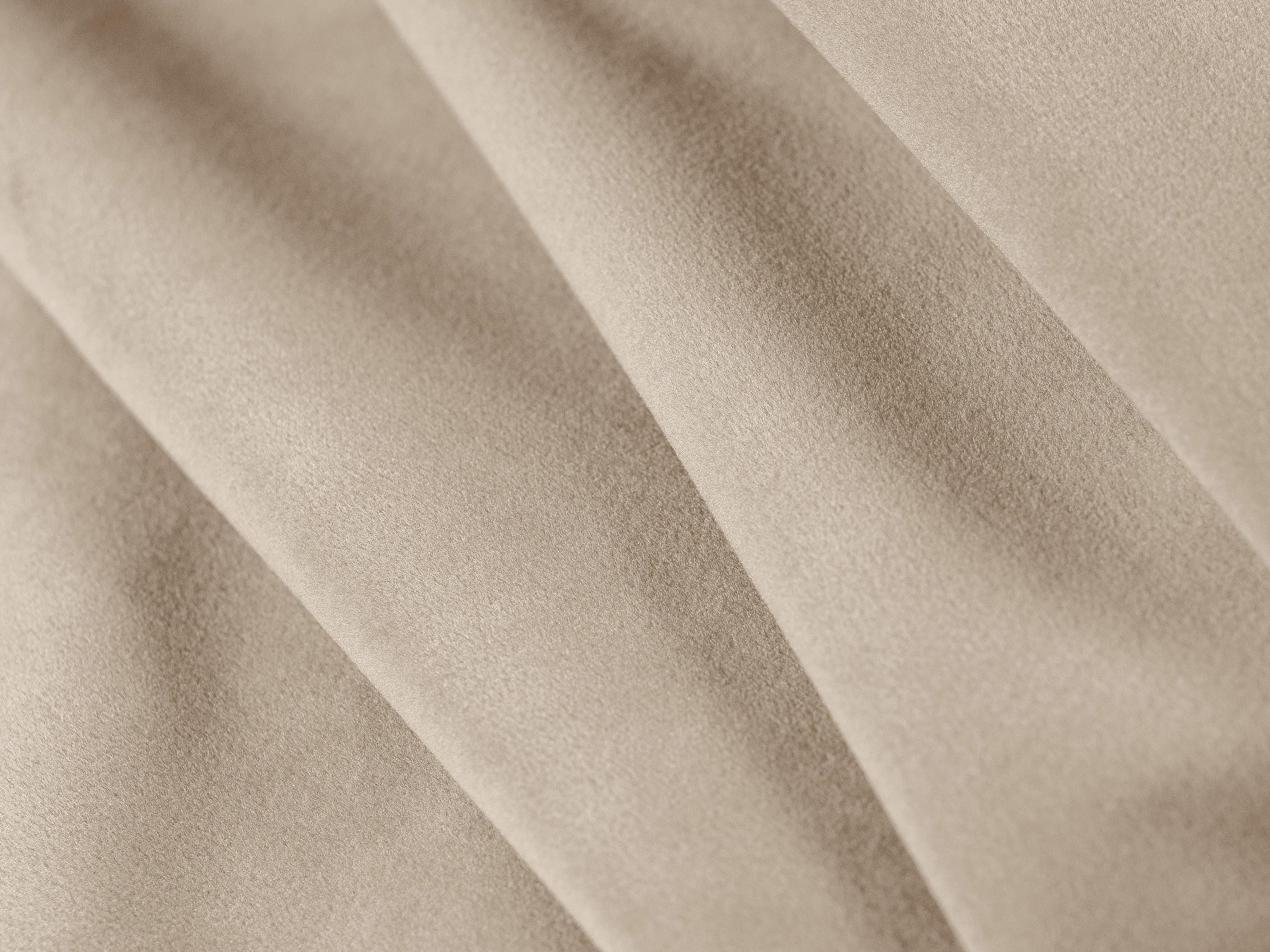 Samt-Sessel ALDRIN in Beige