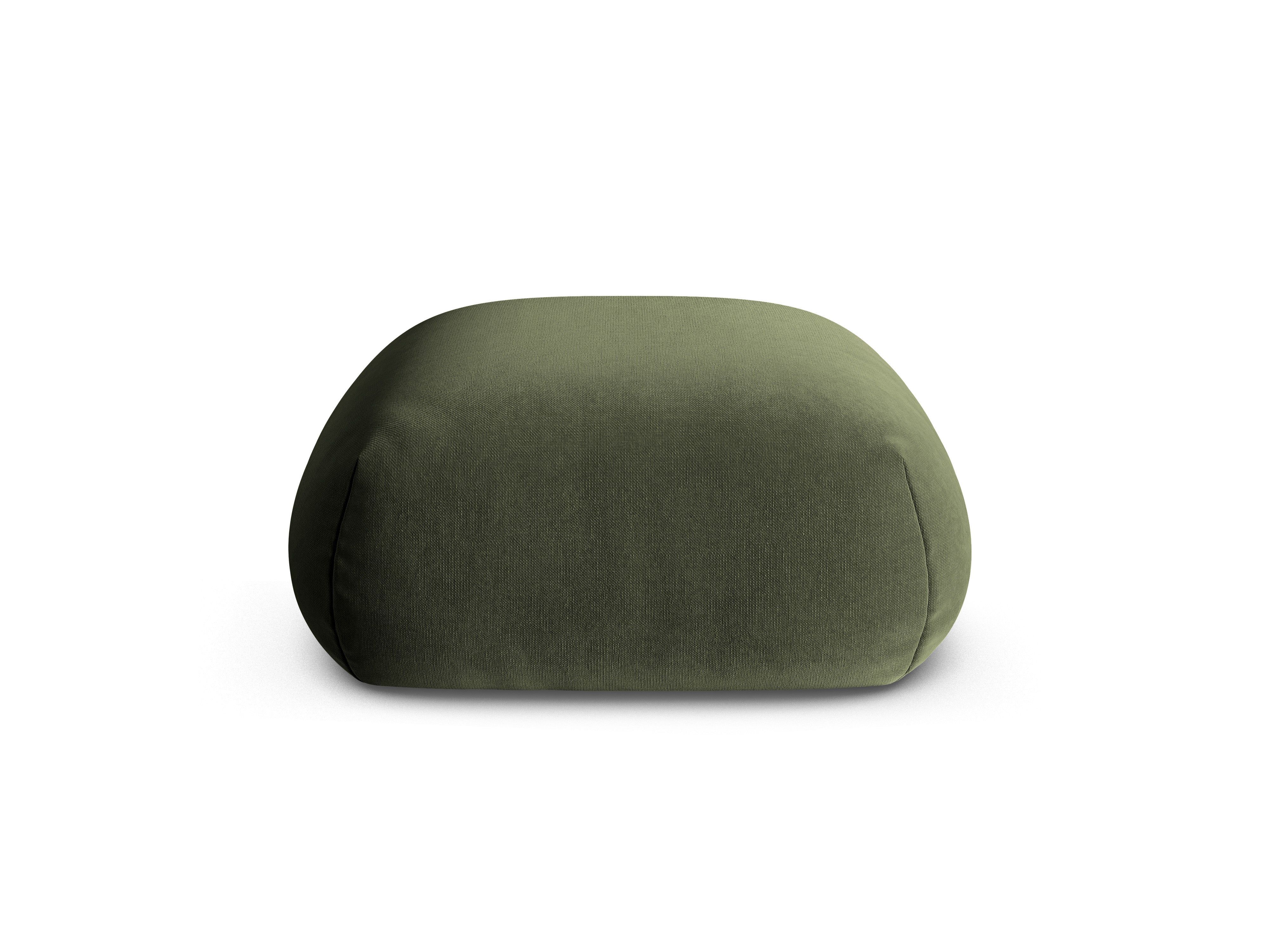 Samt Pouf ROGER olivgrün