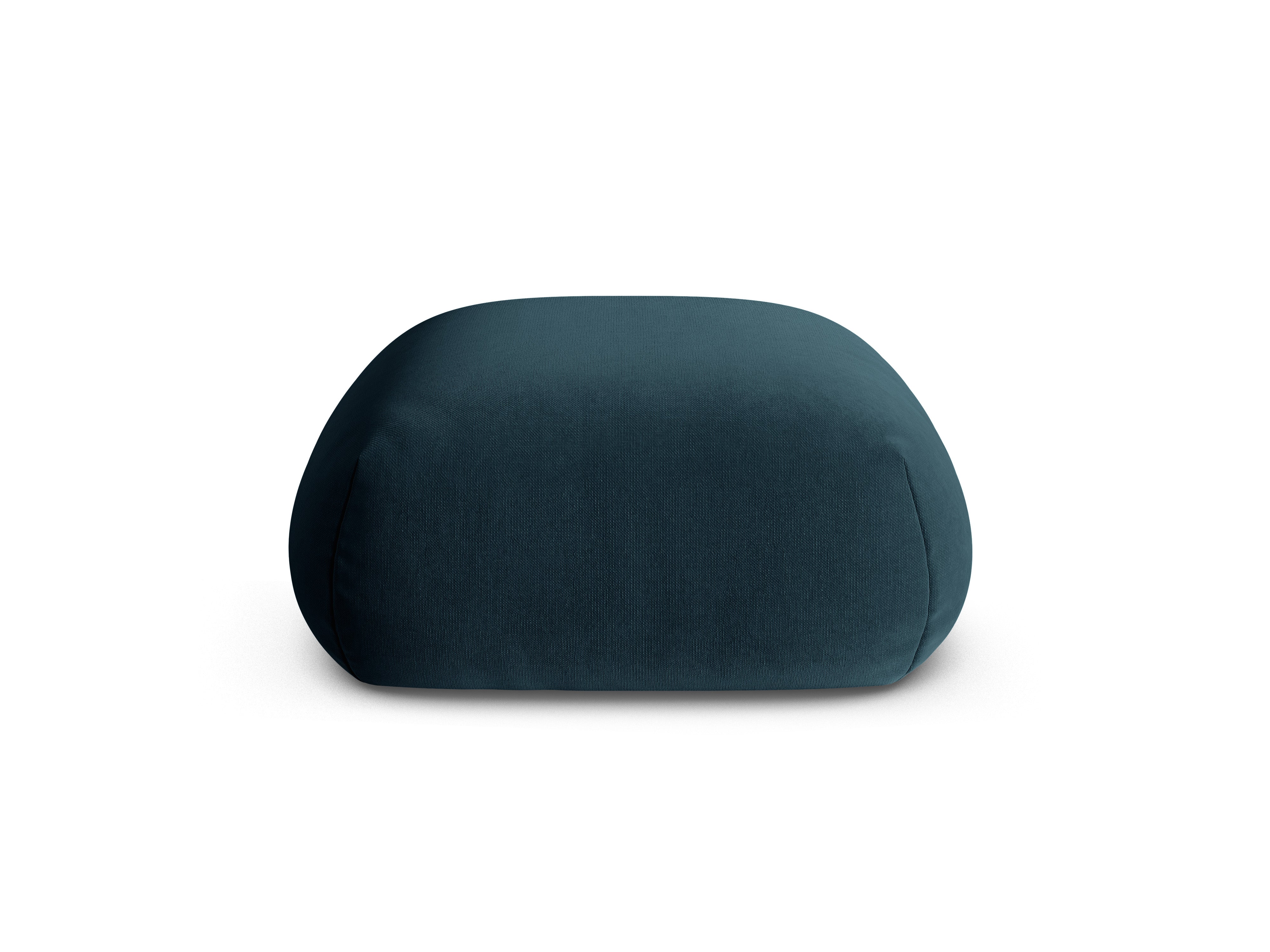 Samt Pouf ROGER petrolblau