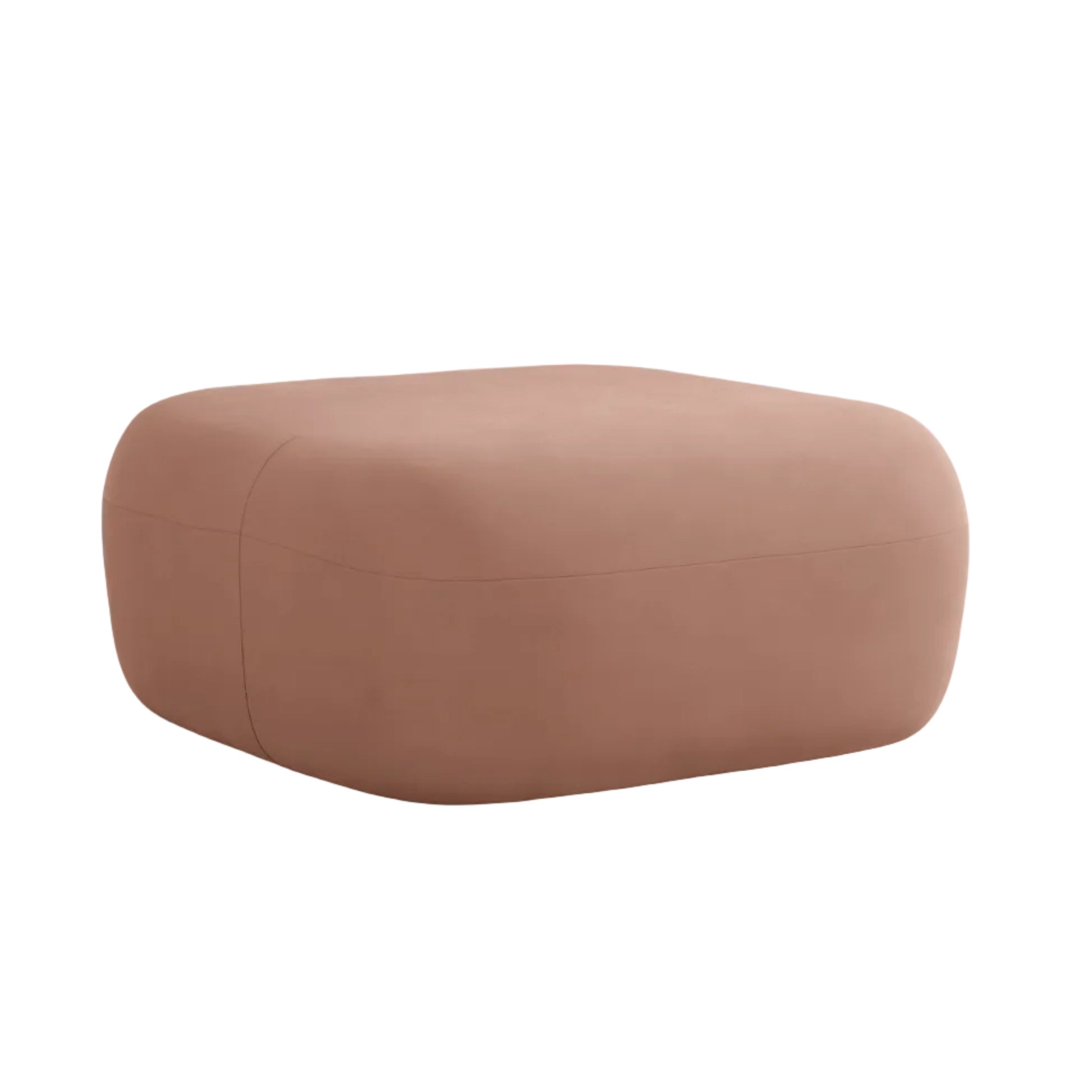 Samt-Pouf ALDRIN in Rosa