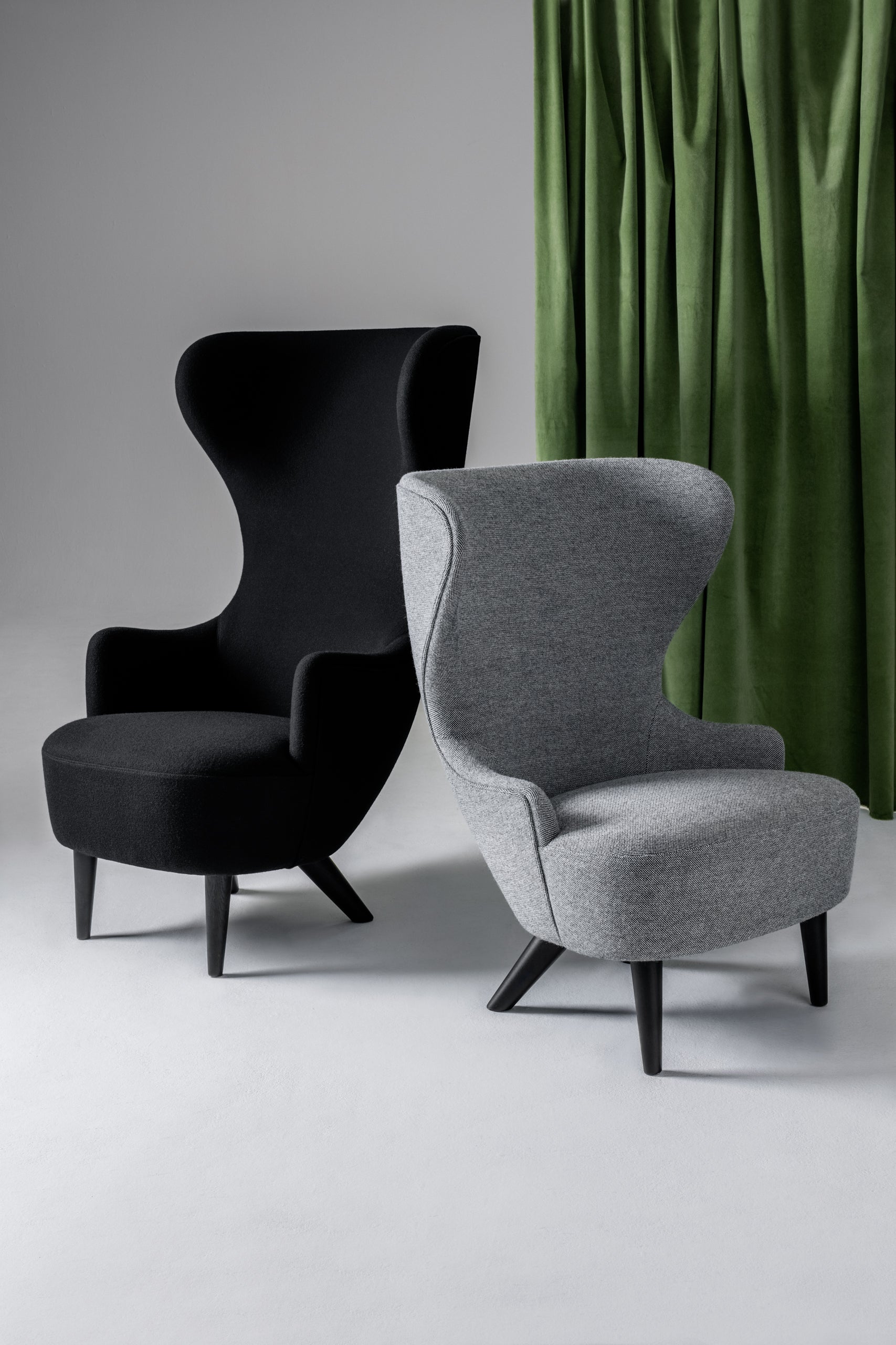 Wingback Micro Upholstered armchair [Julia]