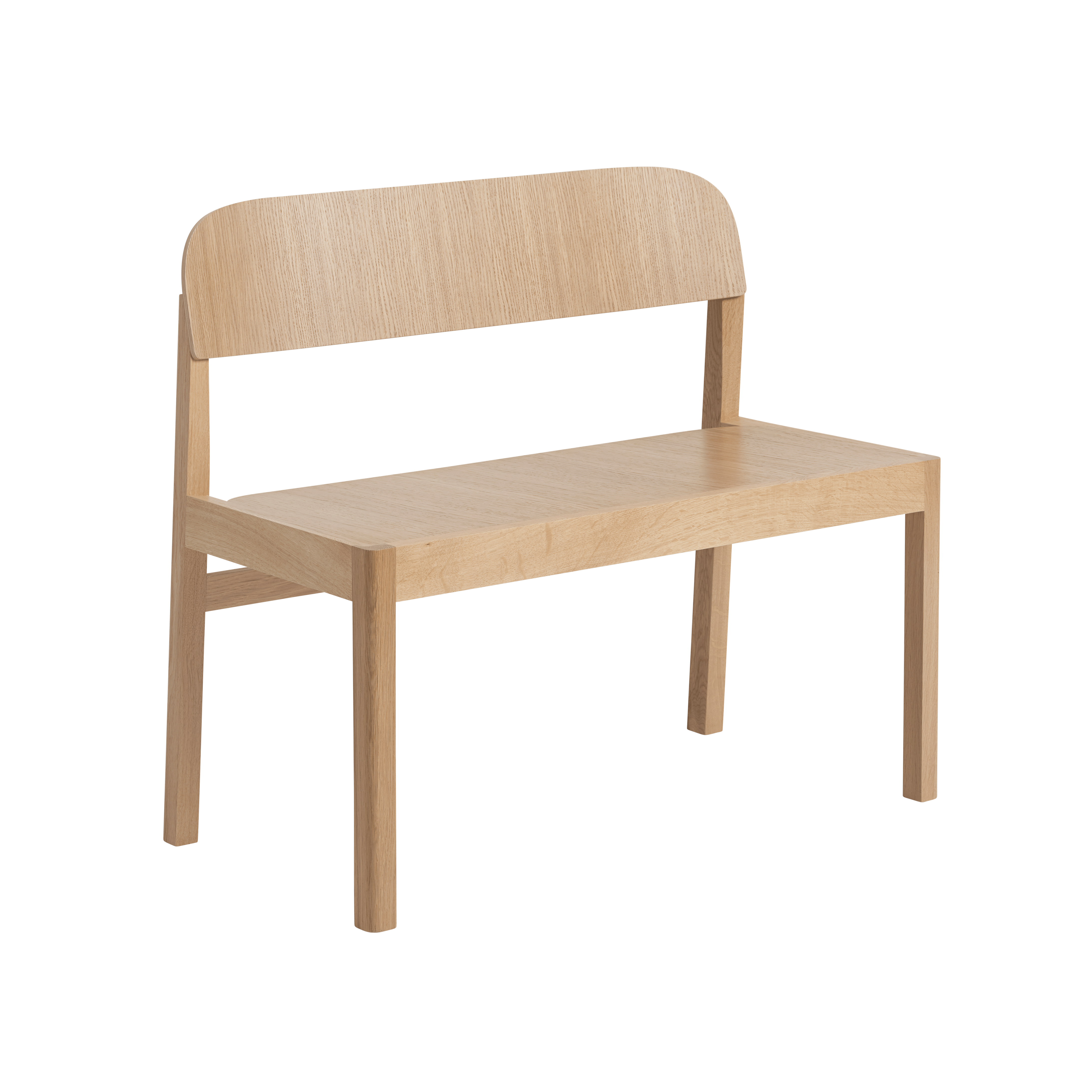 WOEKSHOP Bench in Veneer and Oak Wood